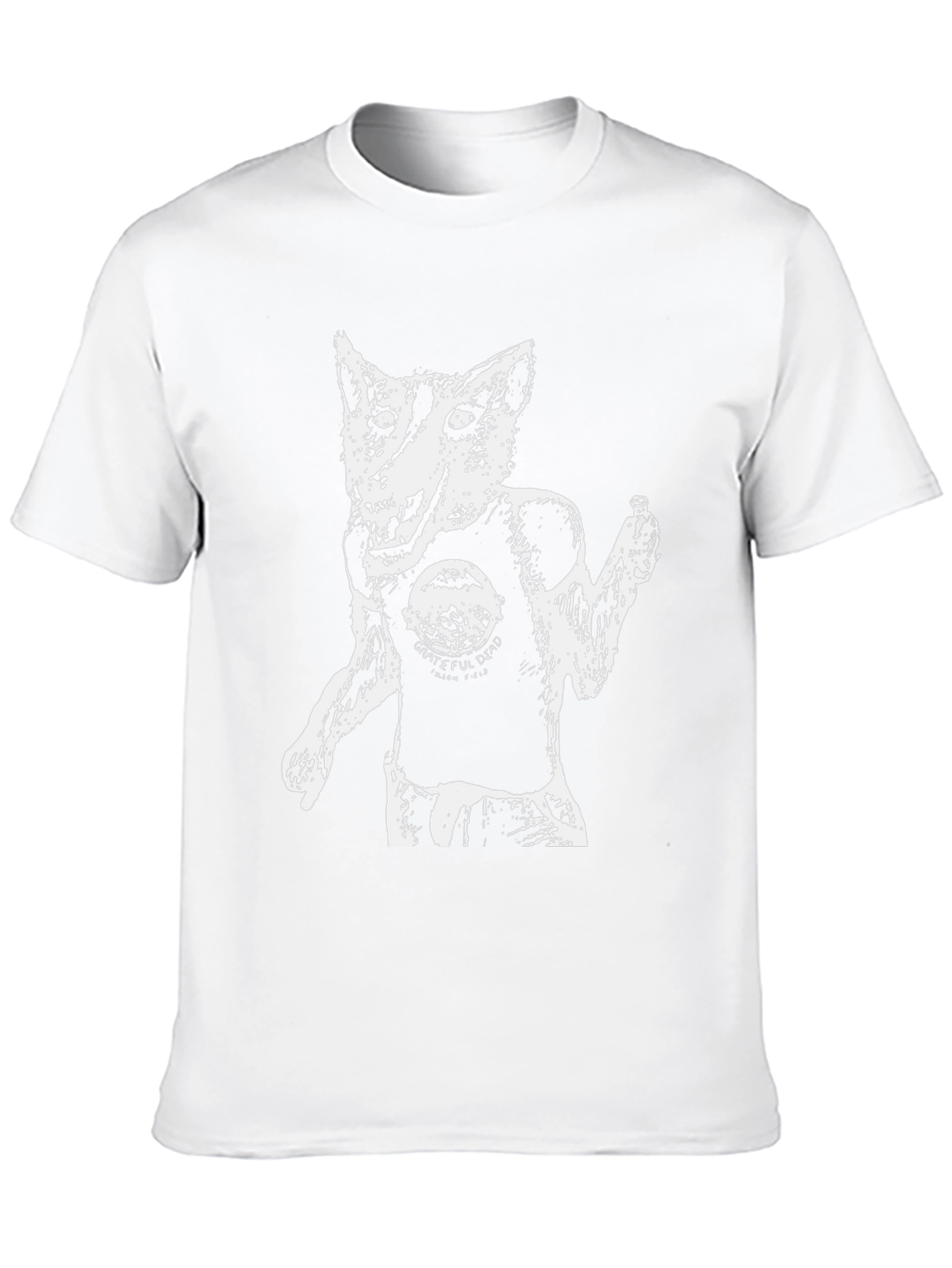 Grateful Dead Wolf T-Shirt Black