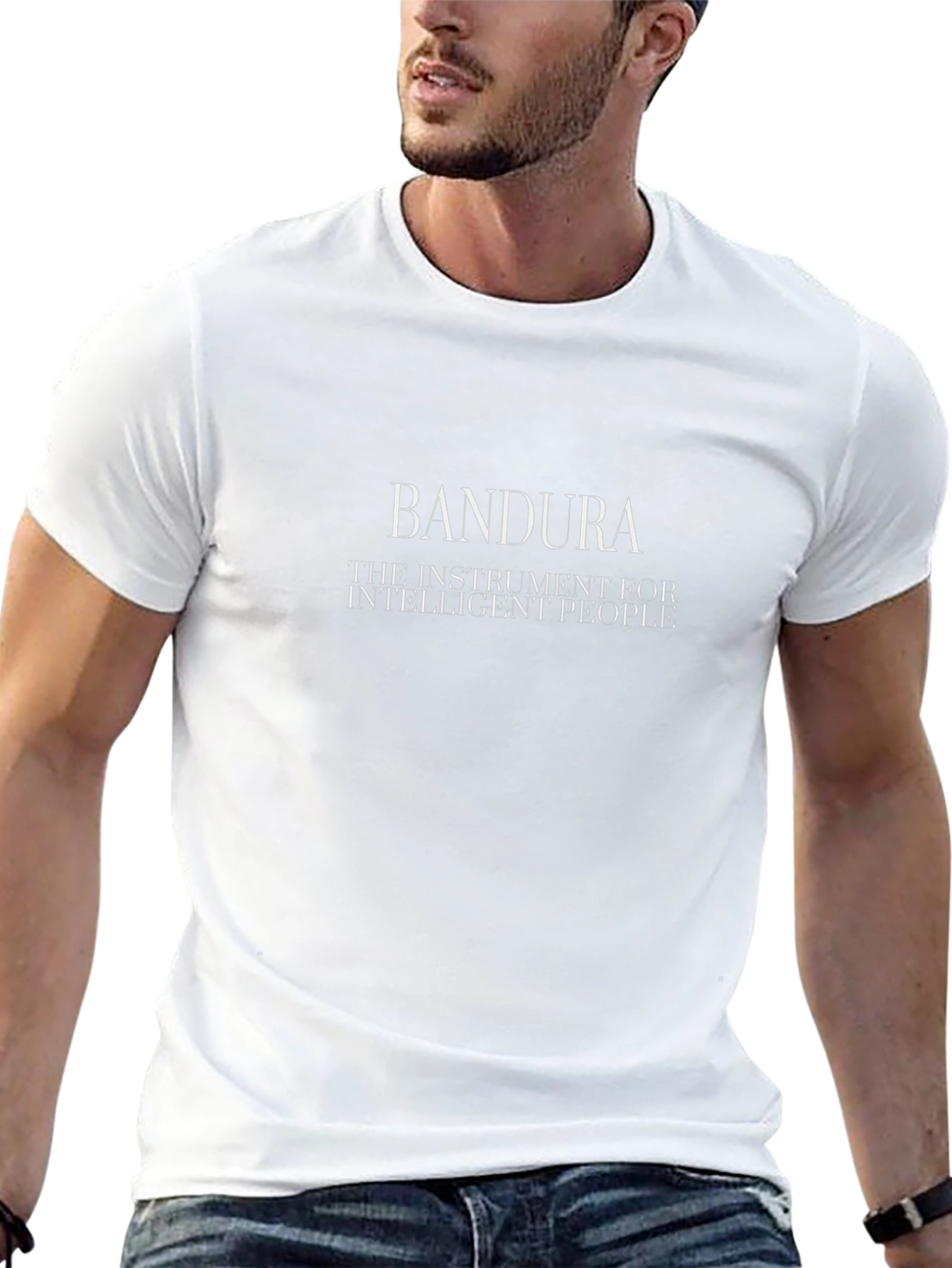 Bandura Instrument T-Shirt - Stylish and Intelligent Design