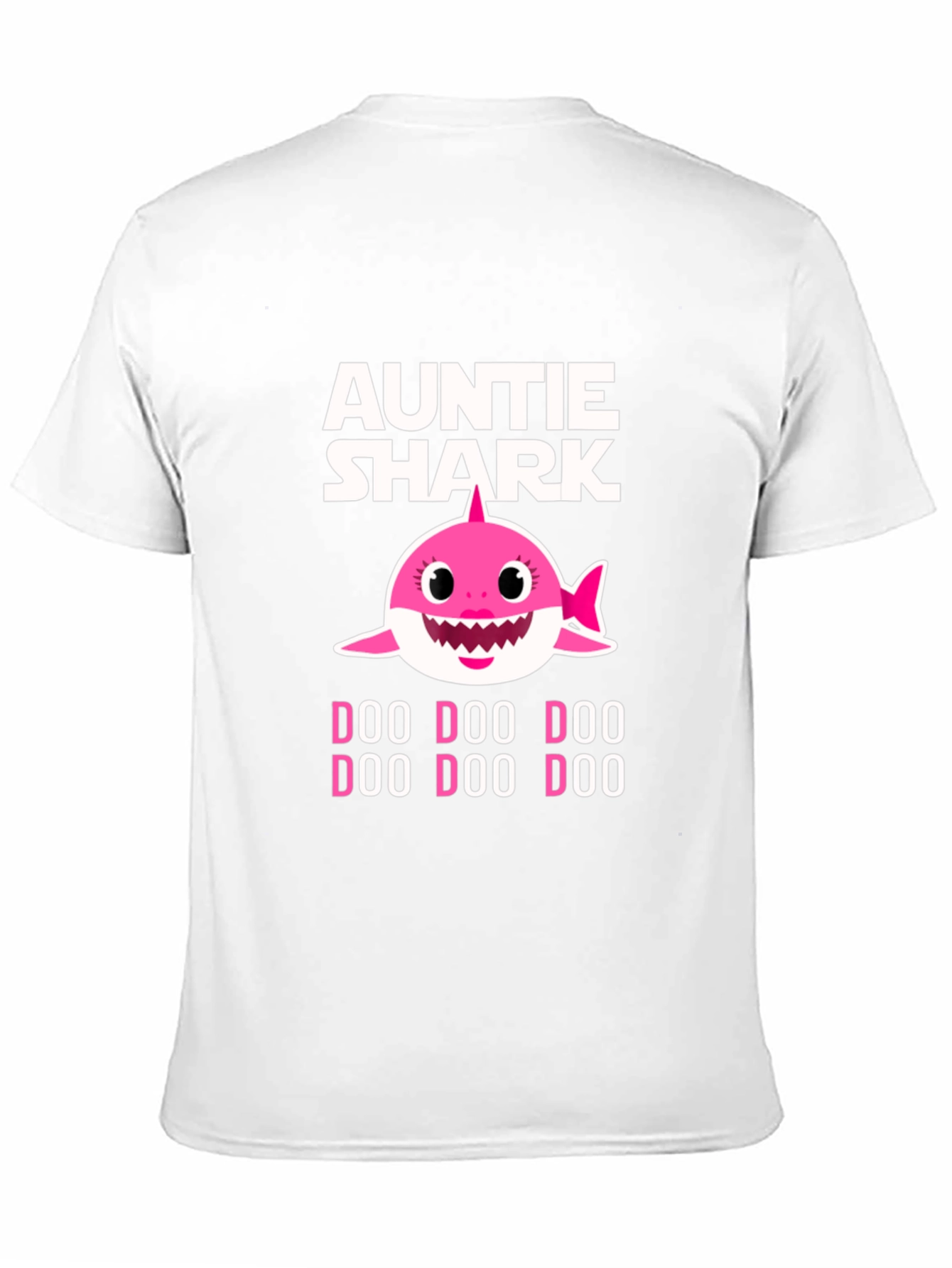 Auntie Shark Doo Doo Doo Funny Graphic T-Shirt