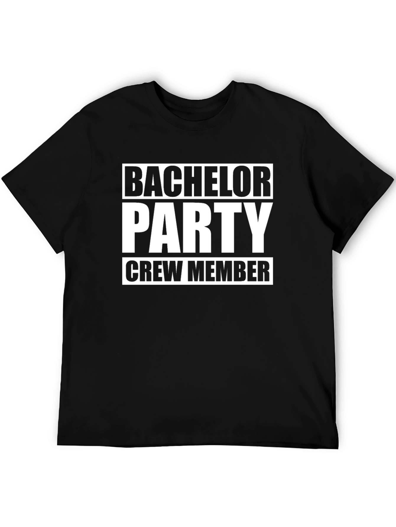 Bachelor Party Crew Member Graphic T-Shirt