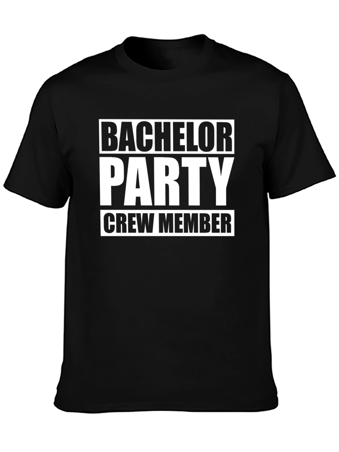 Bachelor Party Crew Member Graphic T-Shirt