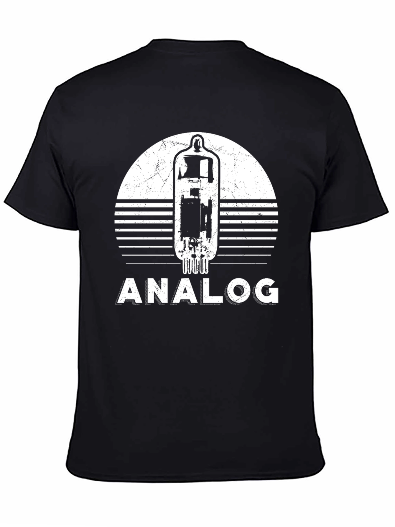 Analog Tube Graphic Tee - Retro Style