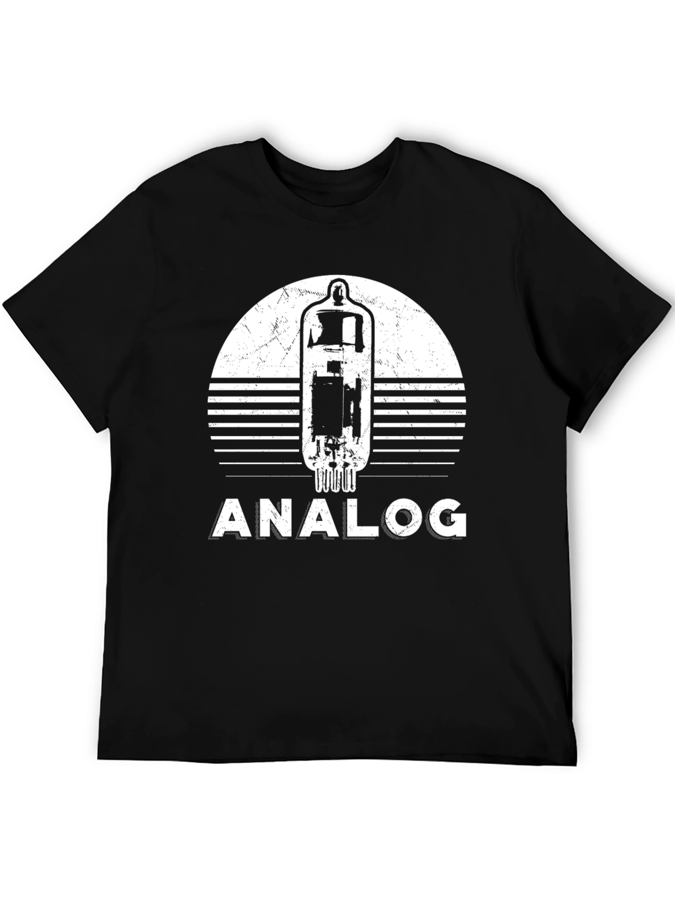 Analog Tube Graphic Tee - Retro Style