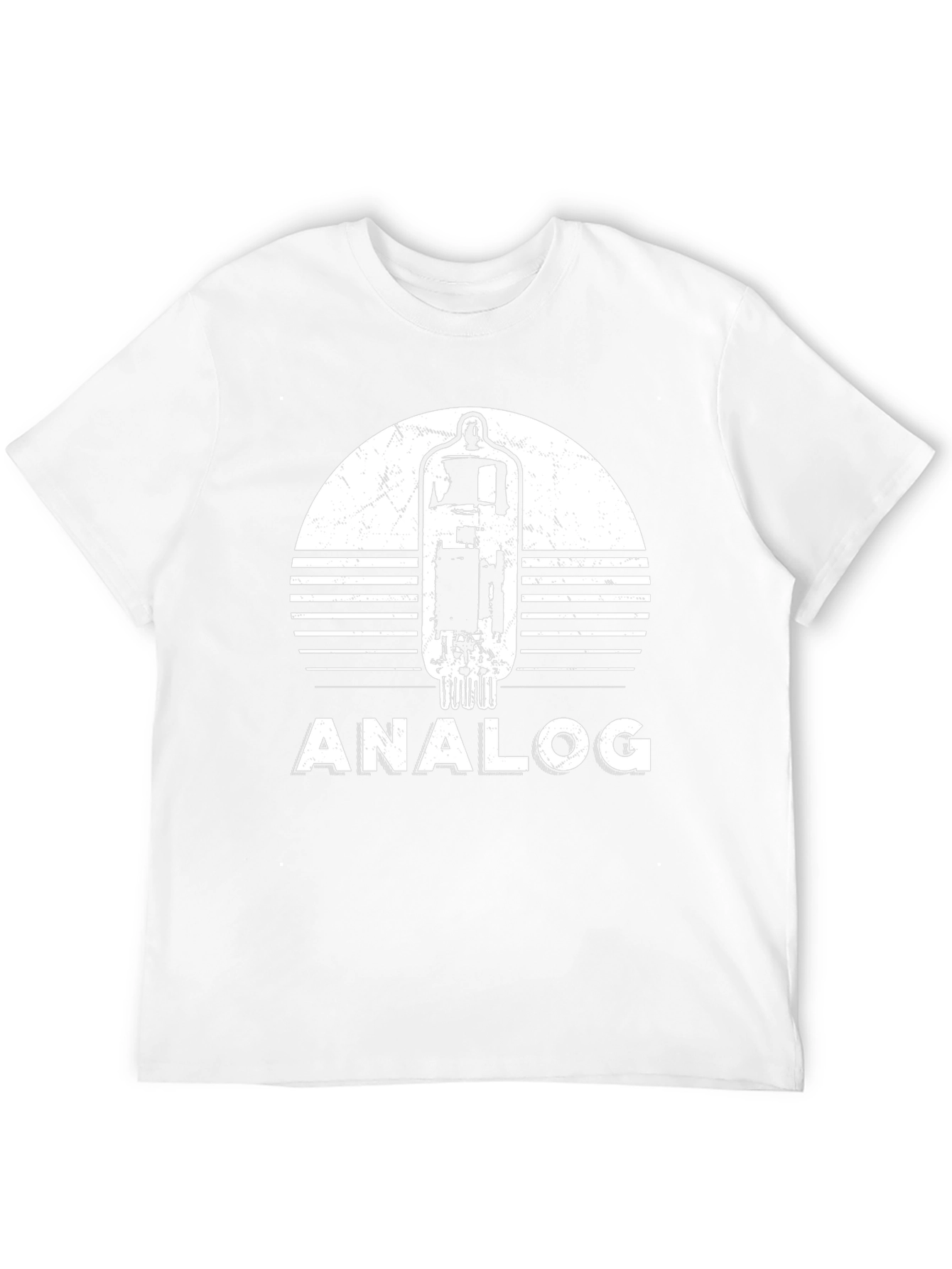 Analog Tube Graphic Tee - Retro Style