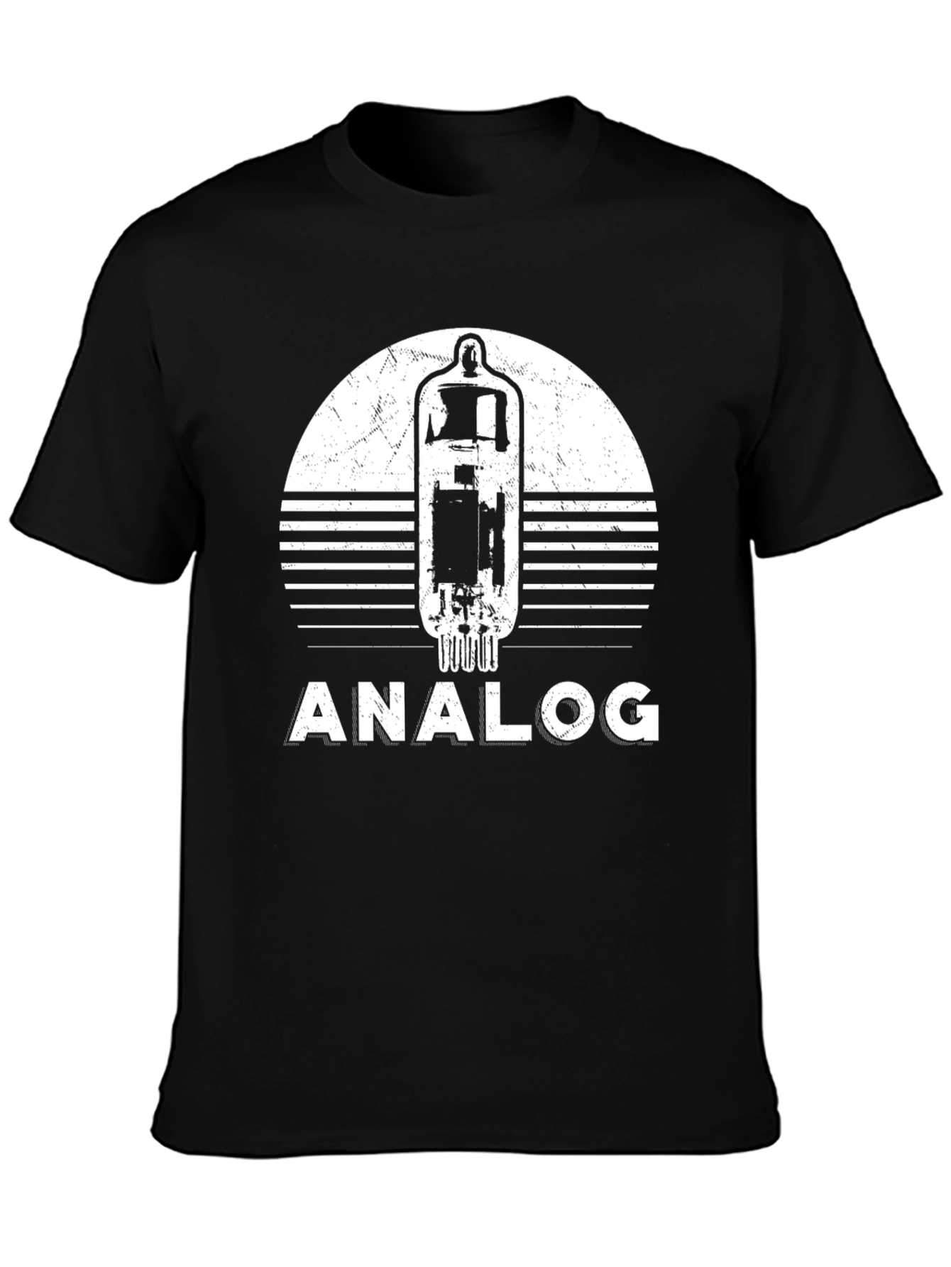 Analog Tube Graphic Tee - Retro Style
