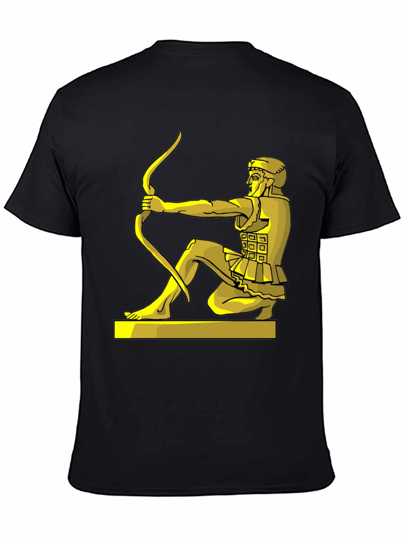 Archer Graphic T-Shirt - Black Cotton Tee