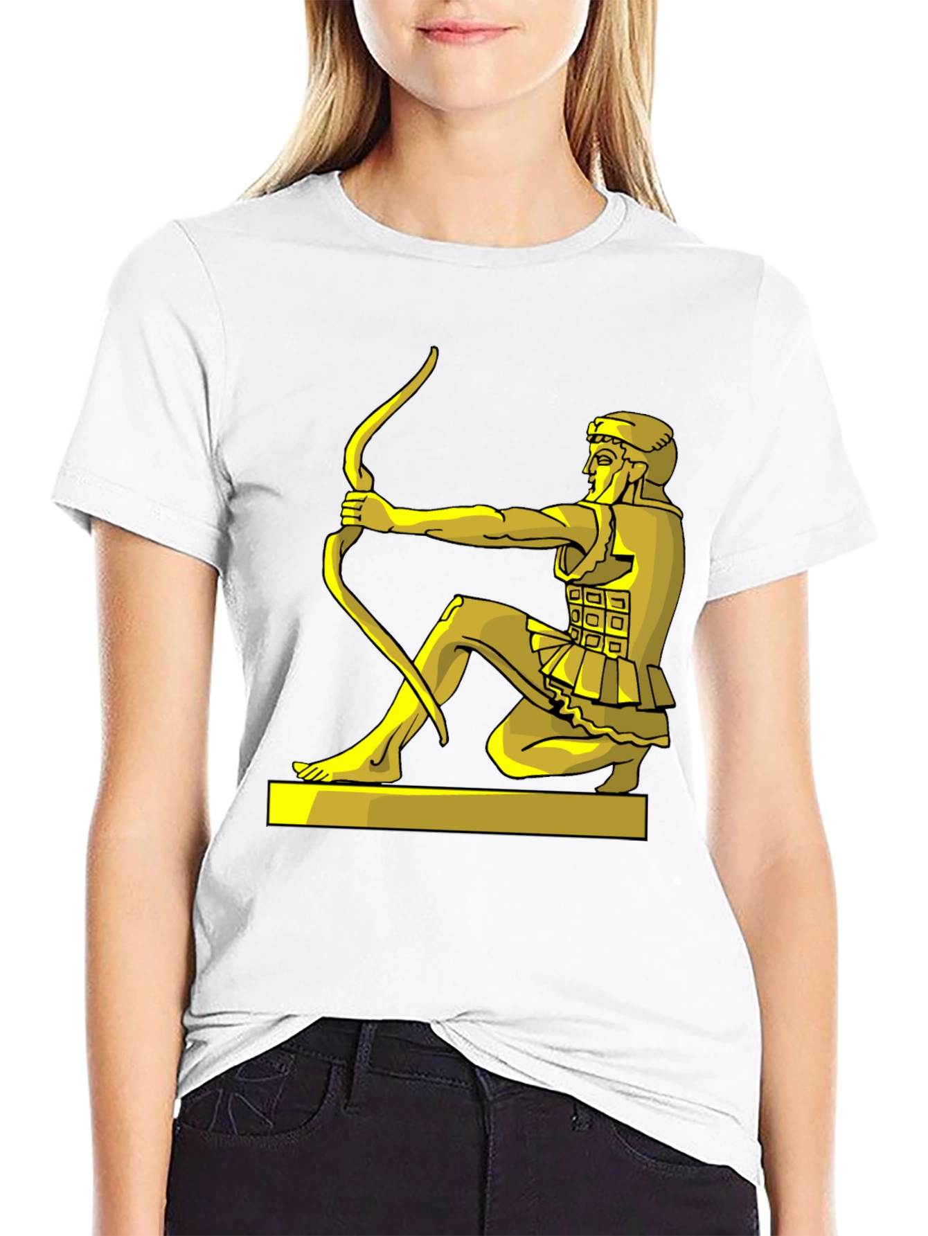 Archer Graphic T-Shirt - Black Cotton Tee