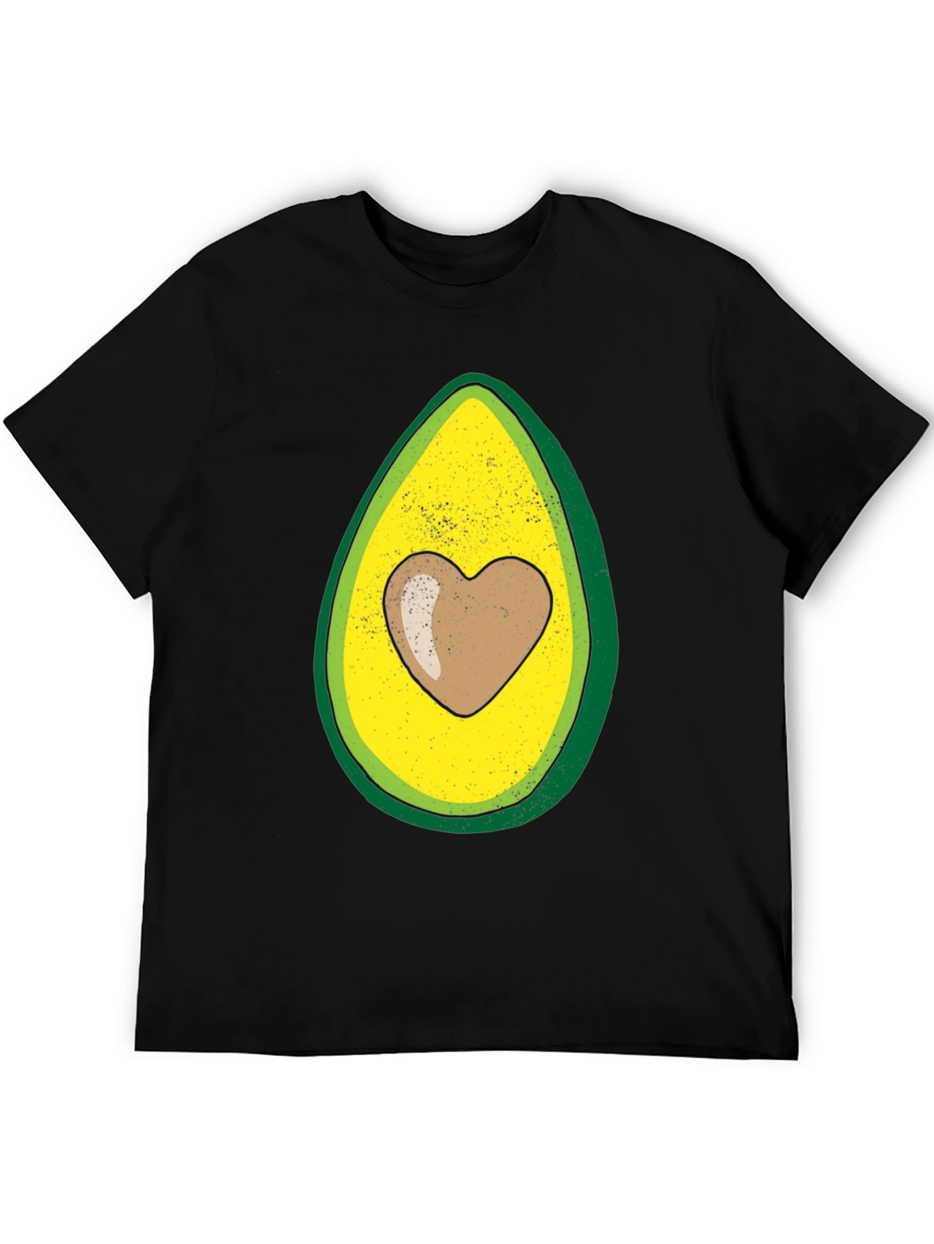 Avocado Heart Graphic T-Shirt - Trendy Casual Wear