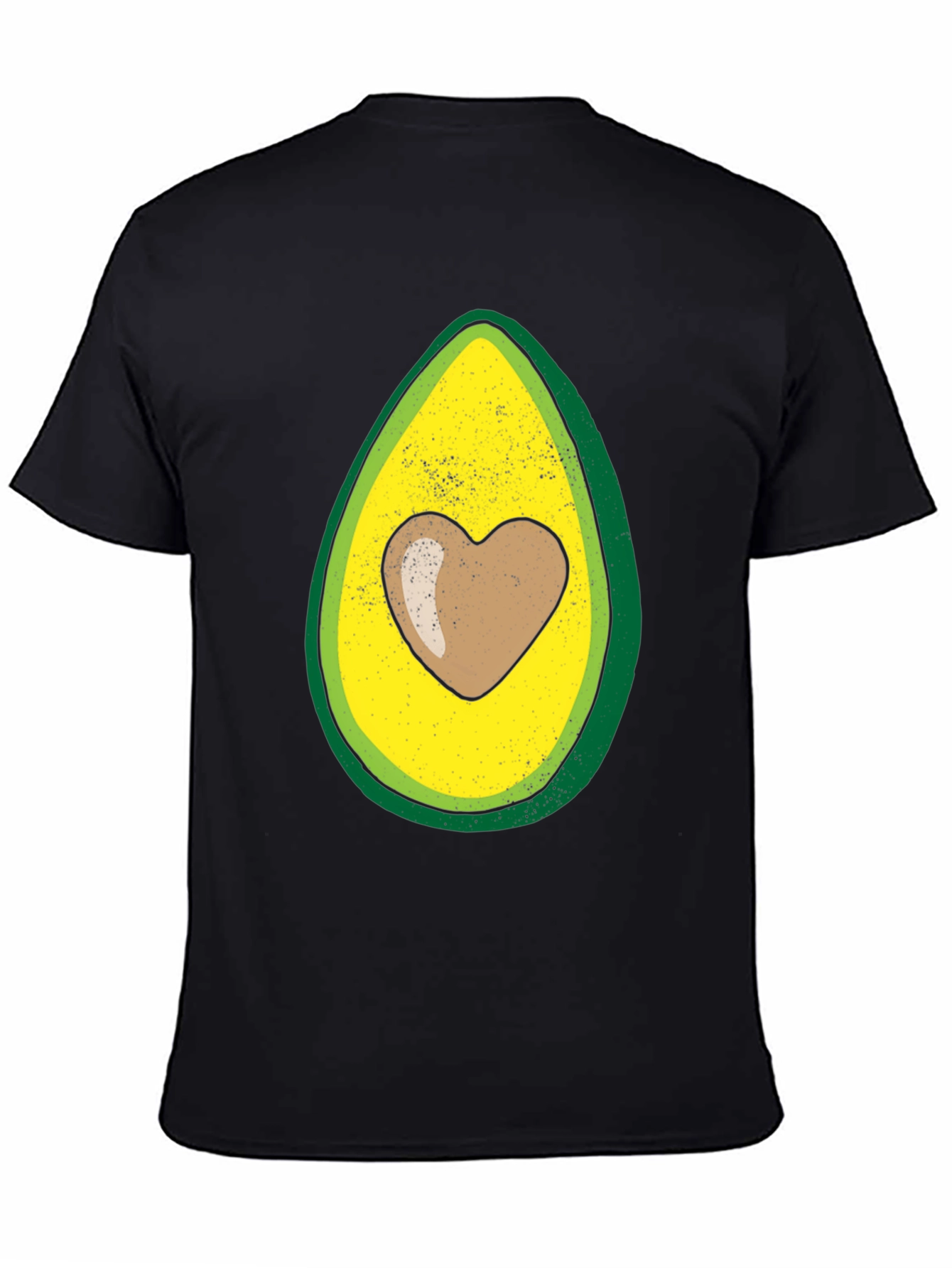 Avocado Heart Graphic T-Shirt - Trendy Casual Wear