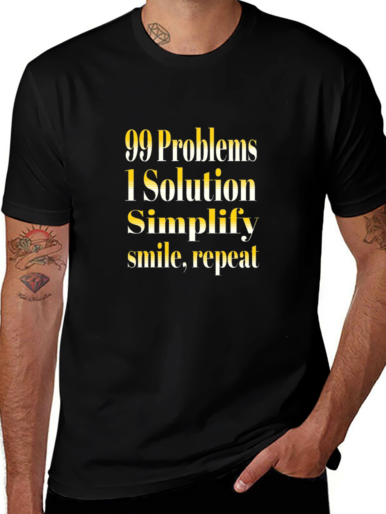 99 Problems 1 Solution T-Shirt - Simplify Smile Repeat