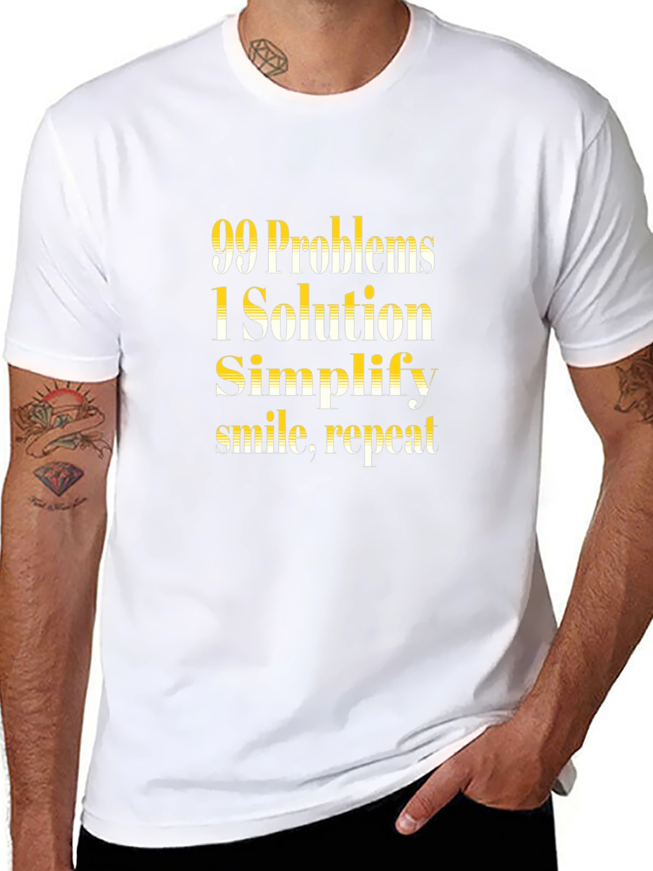 99 Problems 1 Solution T-Shirt - Simplify Smile Repeat