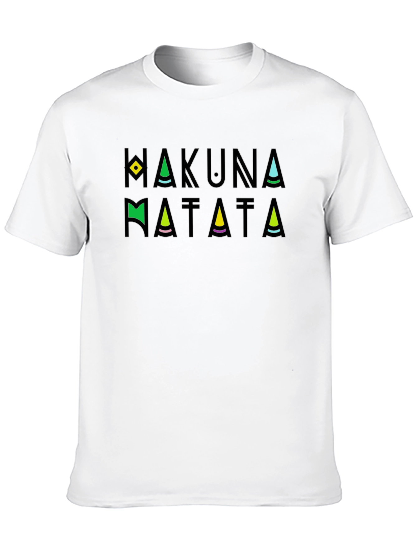 Hakuna Matata Graphic Tee - Relaxed Fit Black