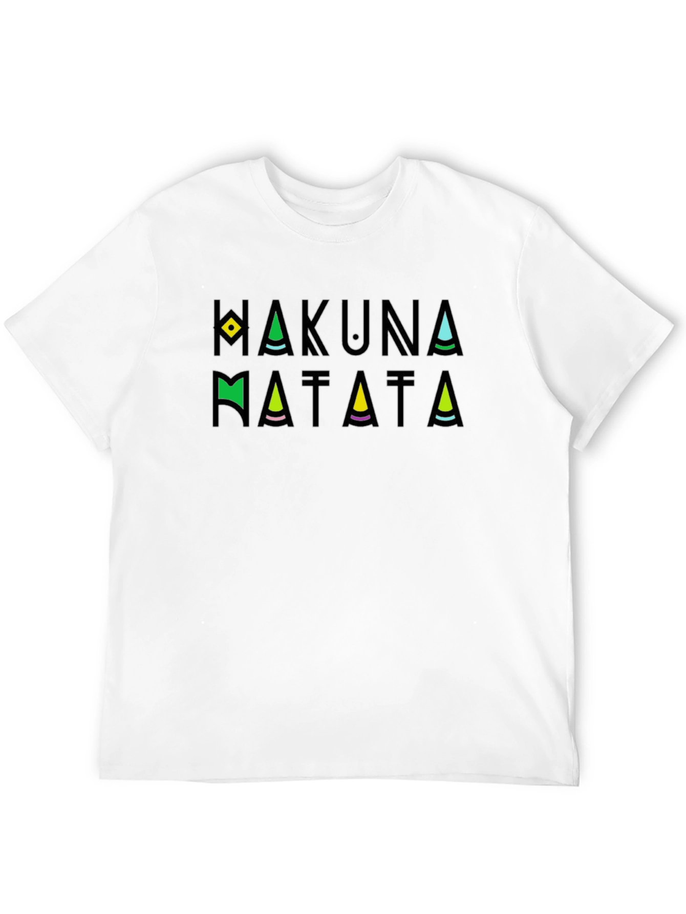 Hakuna Matata Graphic Tee - Relaxed Fit Black