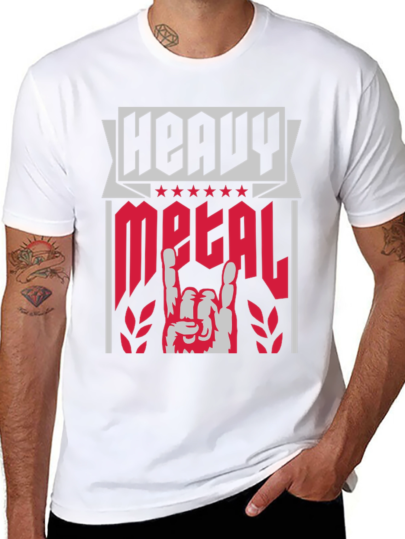 Heavy Metal Graphic T-Shirt - Rock On!