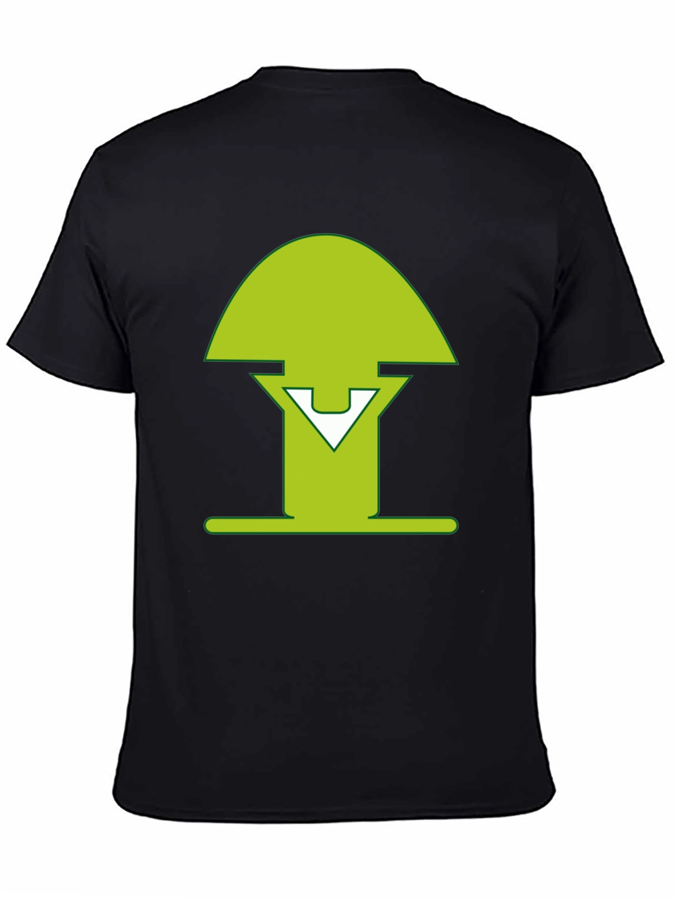 Green Mushroom Graphic Tee - Modern Style