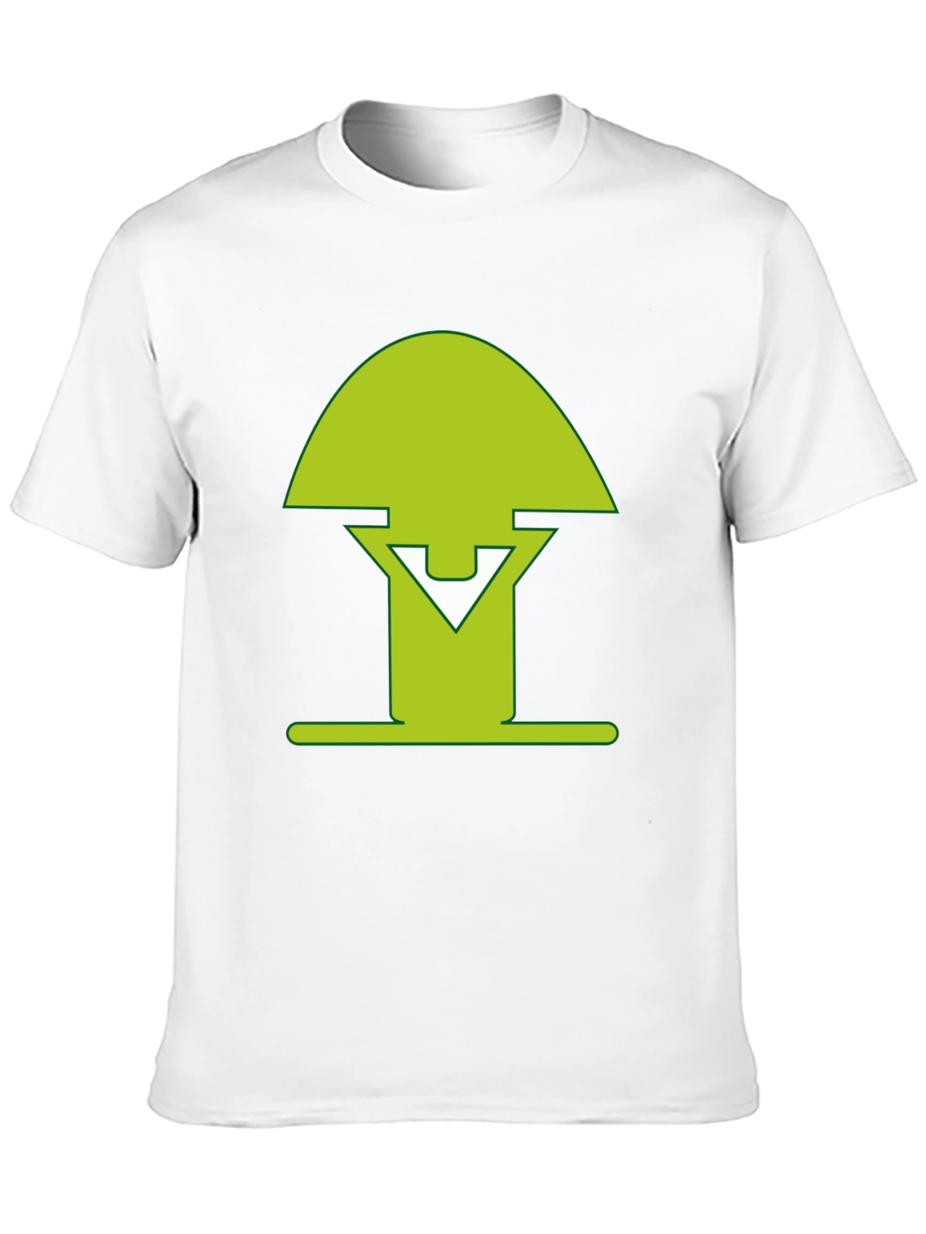 Green Mushroom Graphic Tee - Modern Style