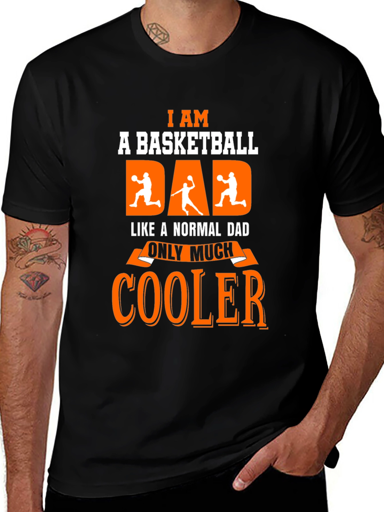 Basketball Dad T-Shirt - Cool Fathers Day Tee