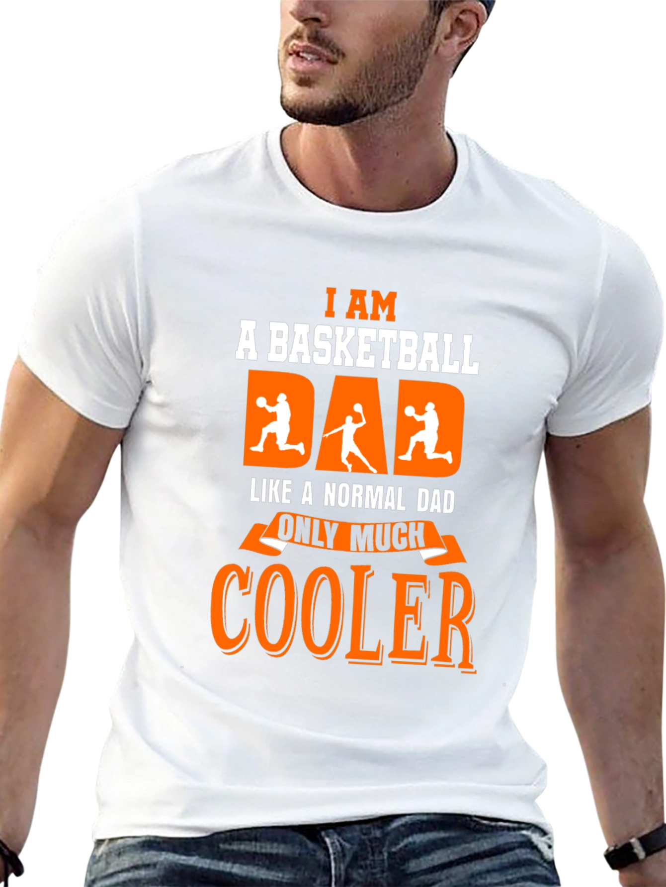 Basketball Dad T-Shirt - Cool Fathers Day Tee