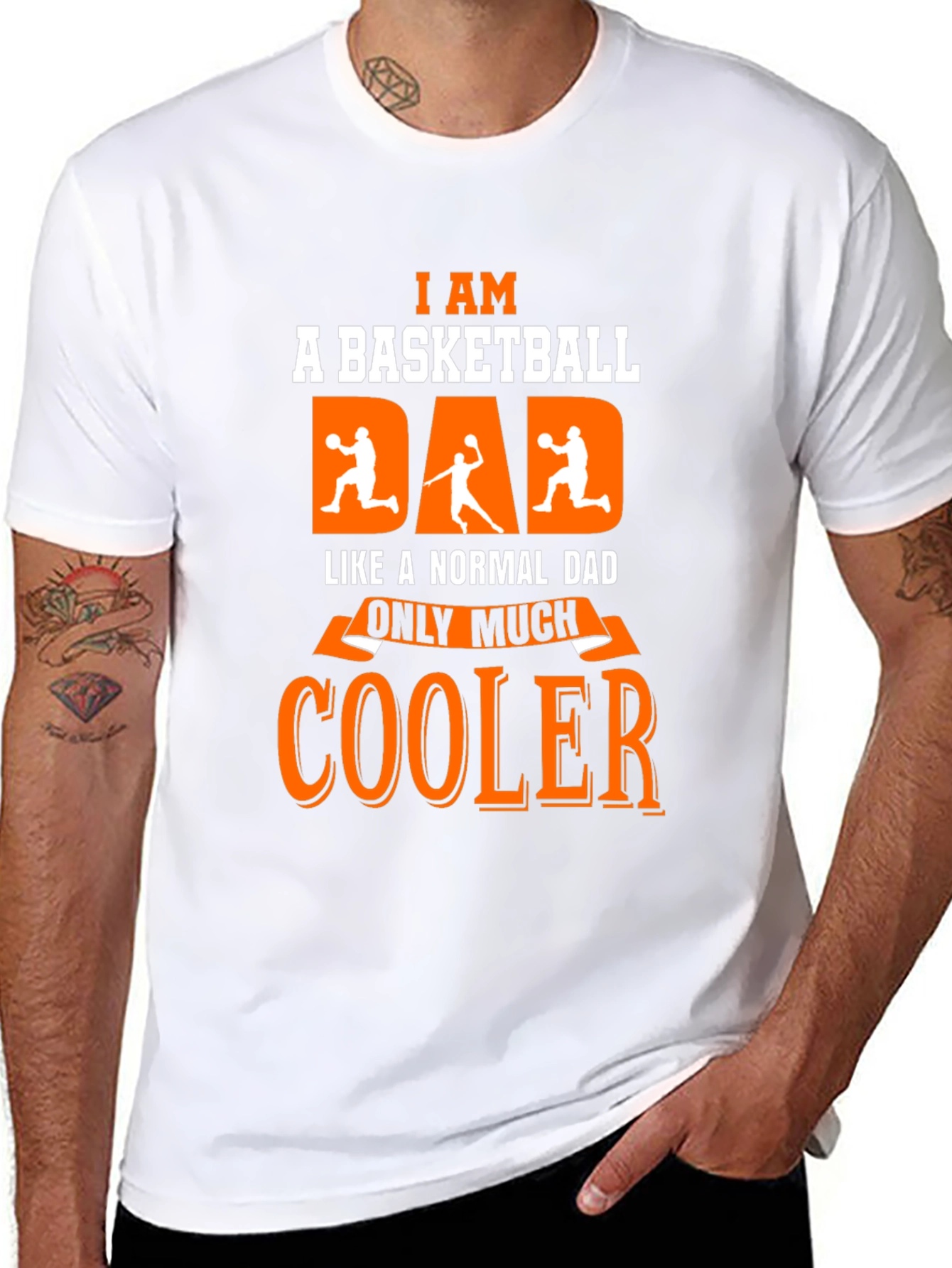 Basketball Dad T-Shirt - Cool Fathers Day Tee