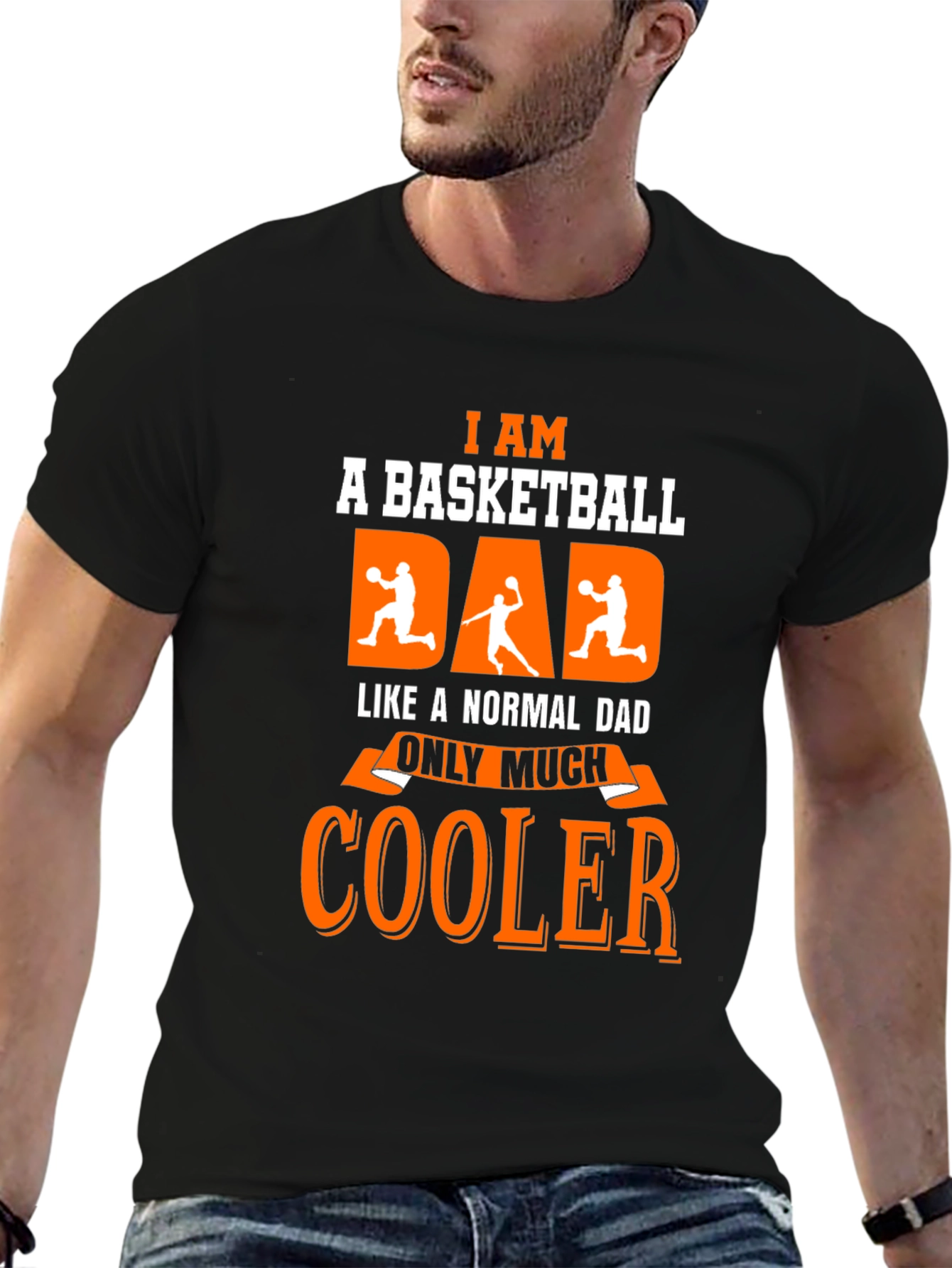 Basketball Dad T-Shirt - Cool Fathers Day Tee