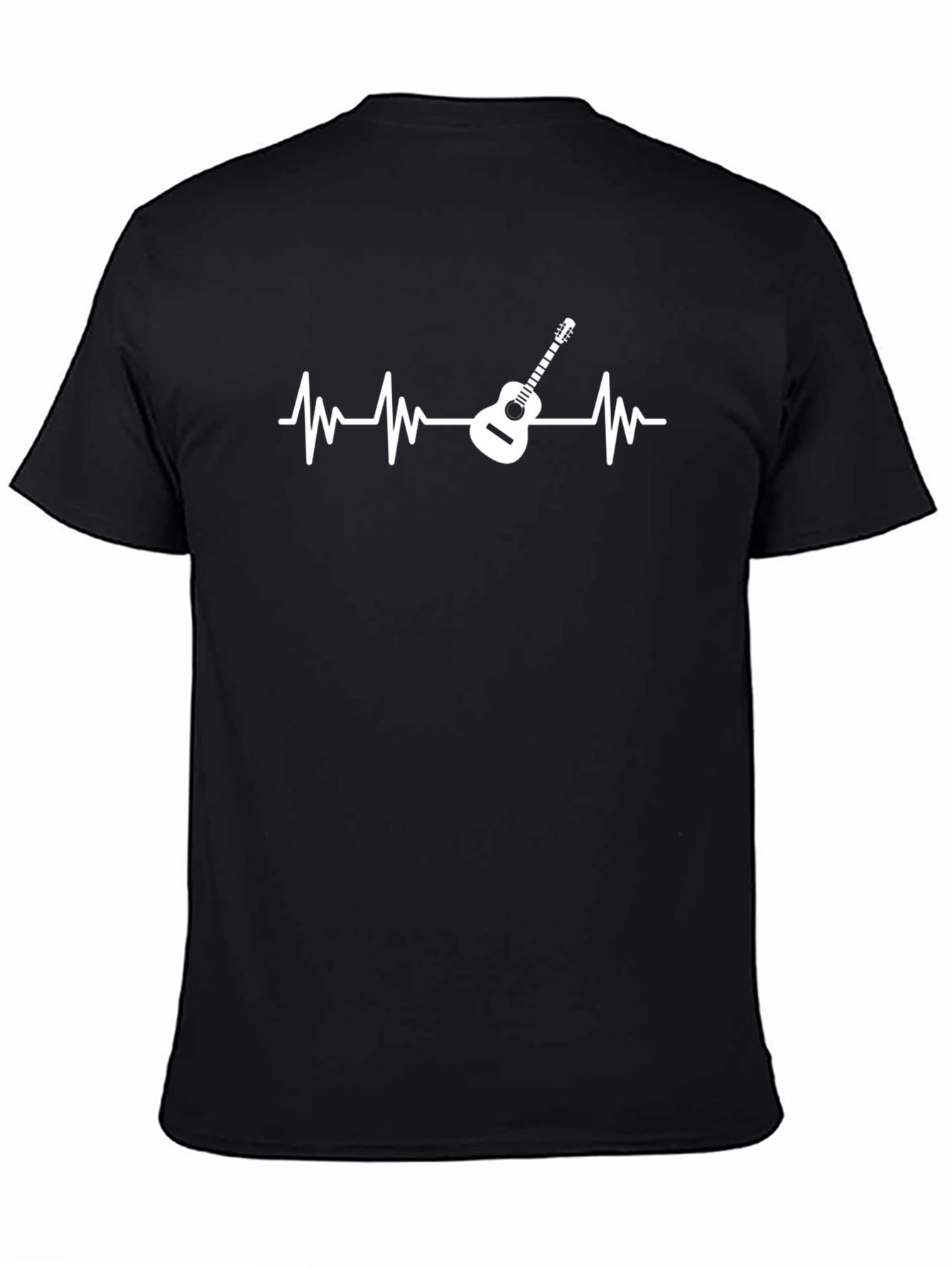 Guitar Heartbeat Graphic Tee - Music Lover T-Shirt