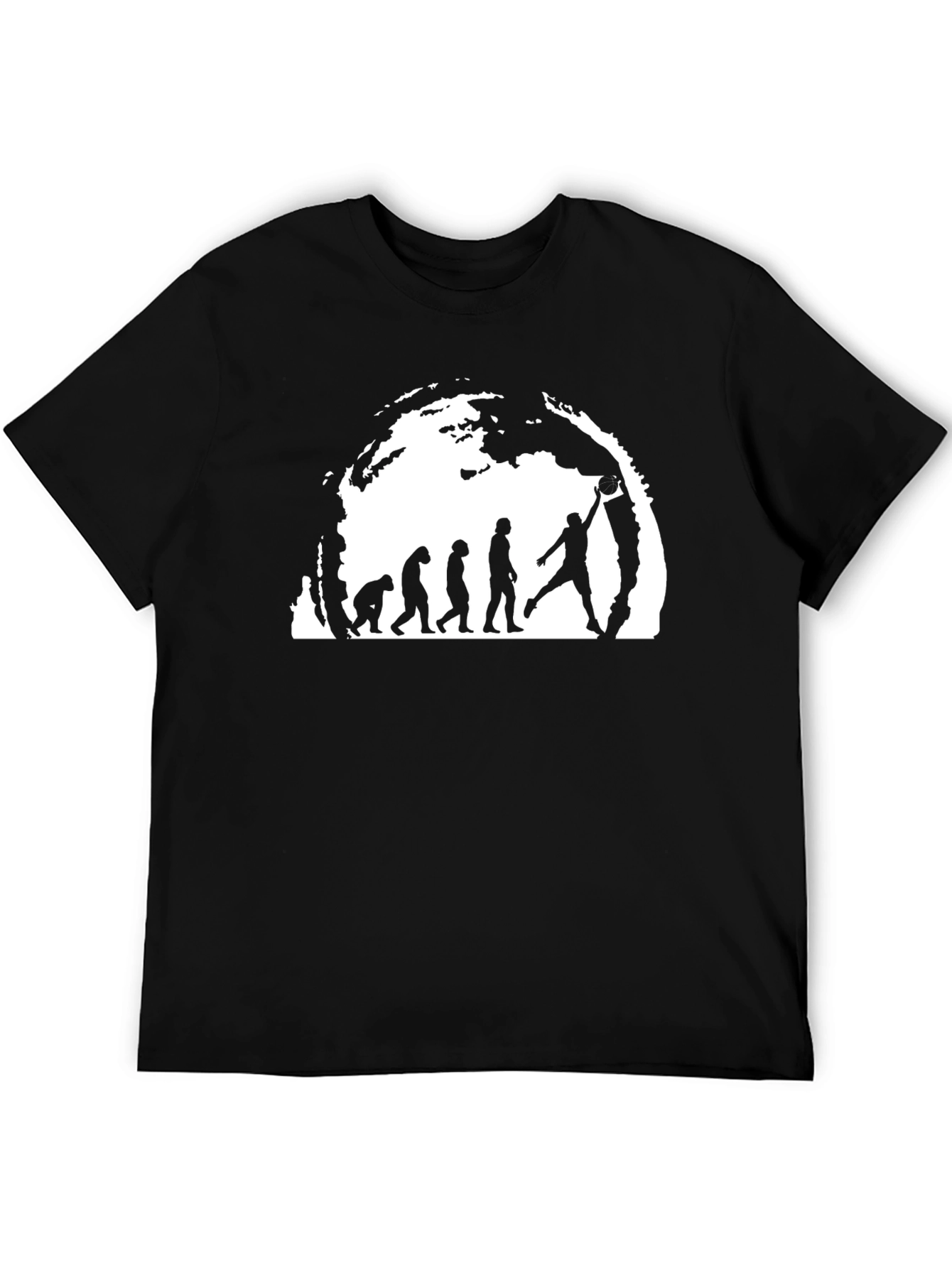 Basketball Evolution T-Shirt - Black