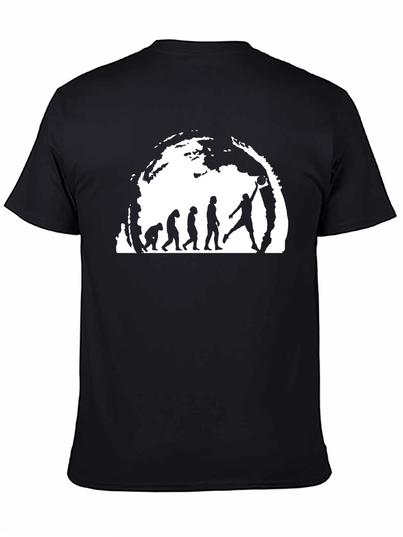 Basketball Evolution T-Shirt - Black