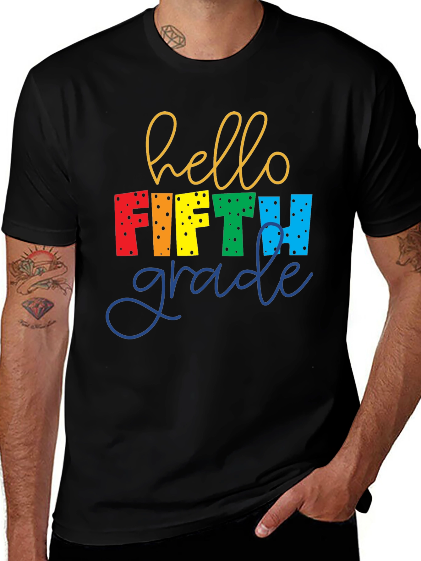 Hello Fifth Grade Teacher T-Shirt