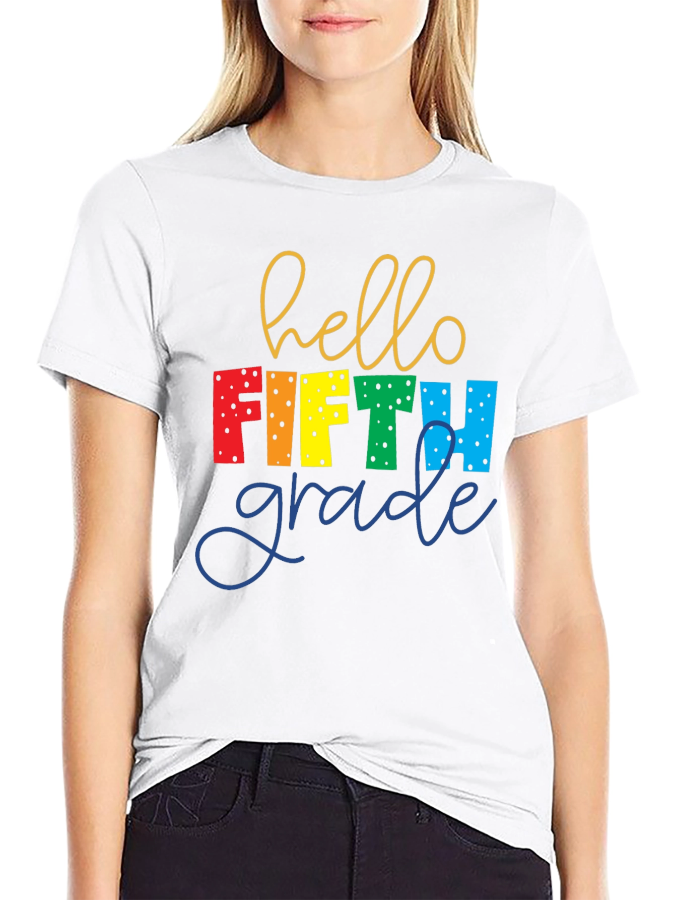 Hello Fifth Grade Teacher T-Shirt