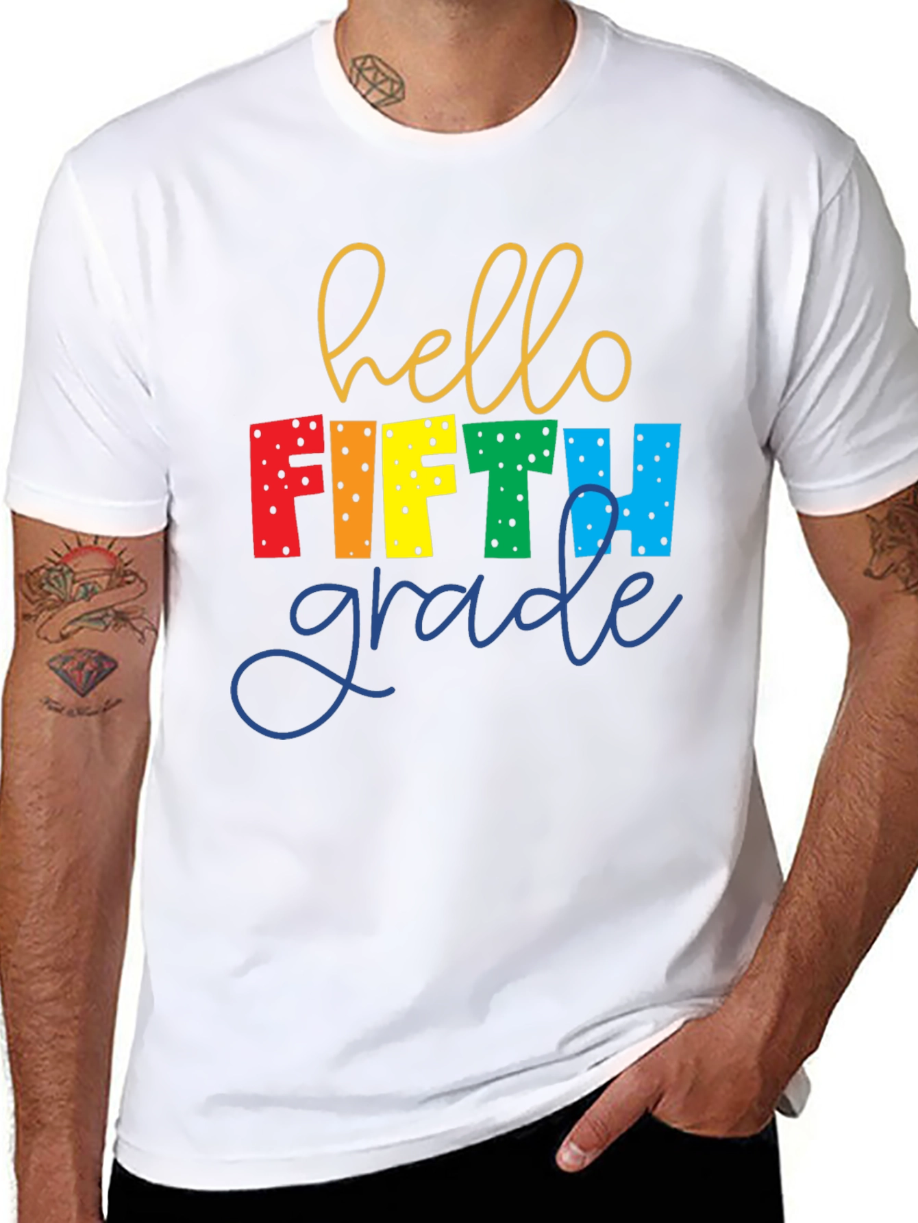 Hello Fifth Grade Teacher T-Shirt