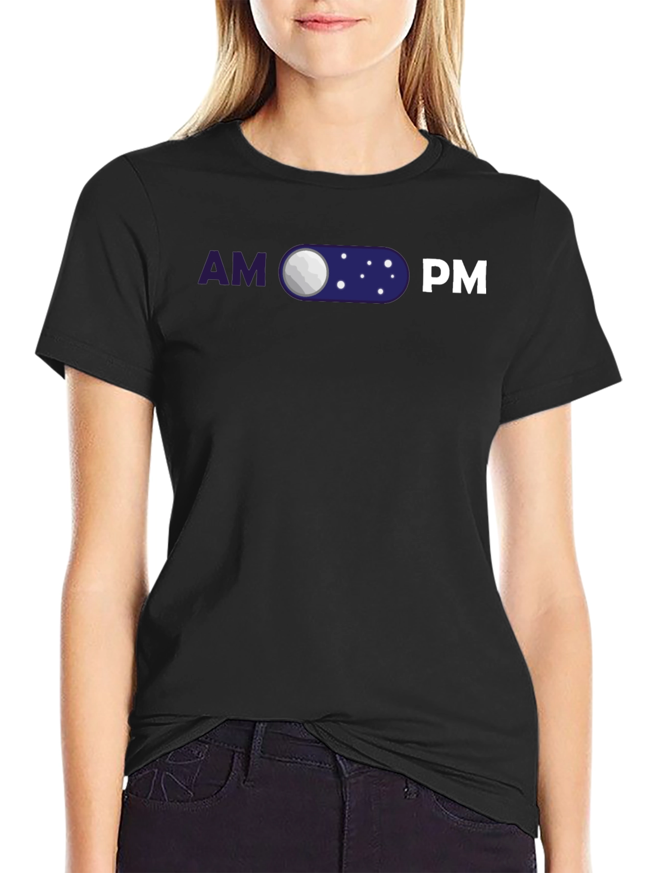 AM/PM Toggle T-Shirt - Night/Day Graphic Tee