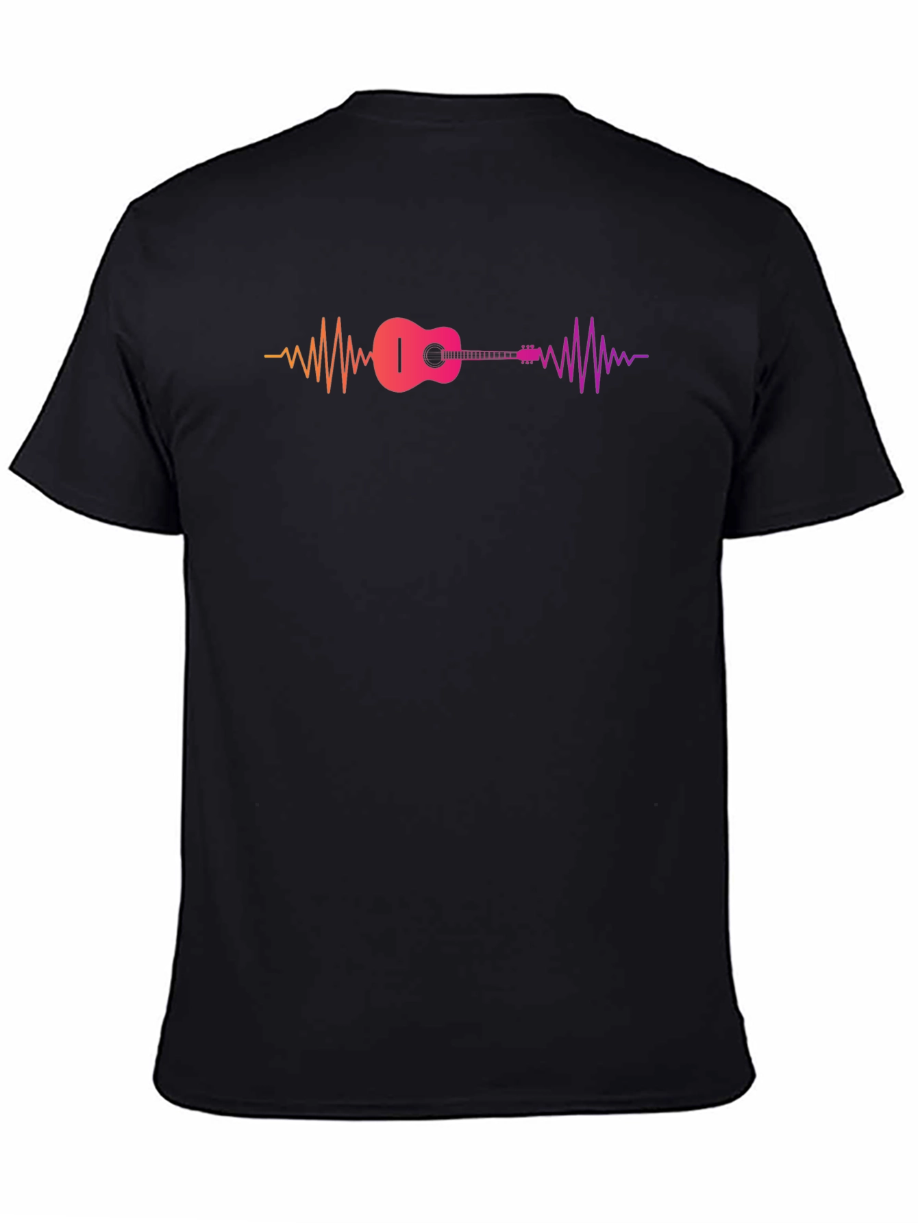 Guitar Frequency T-Shirt - Musical Wave Design