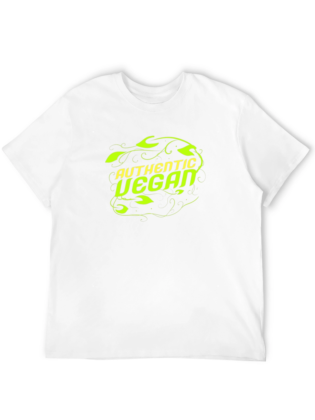 Authentic Vegan Graphic Tee - Black