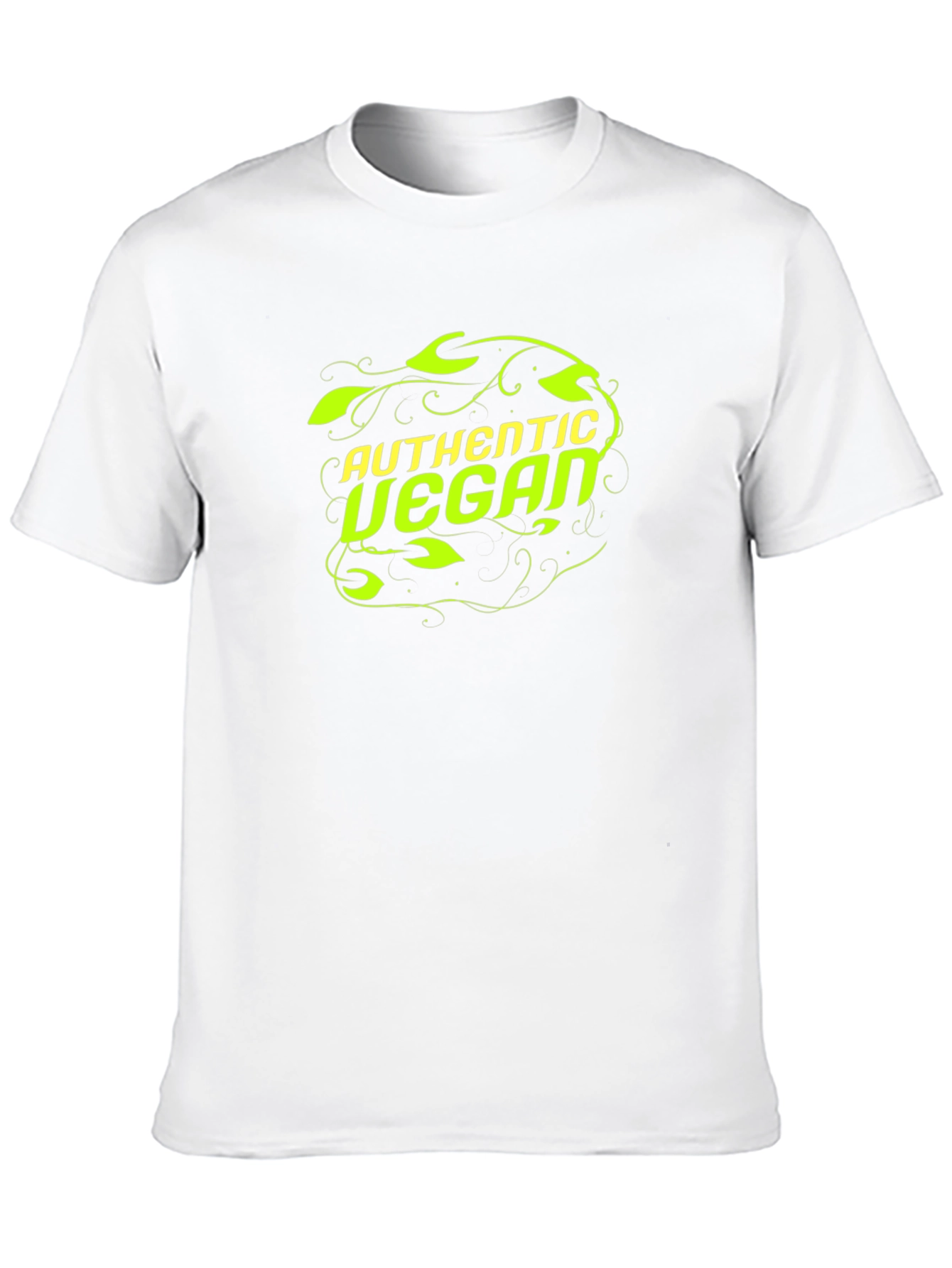 Authentic Vegan Graphic Tee - Black