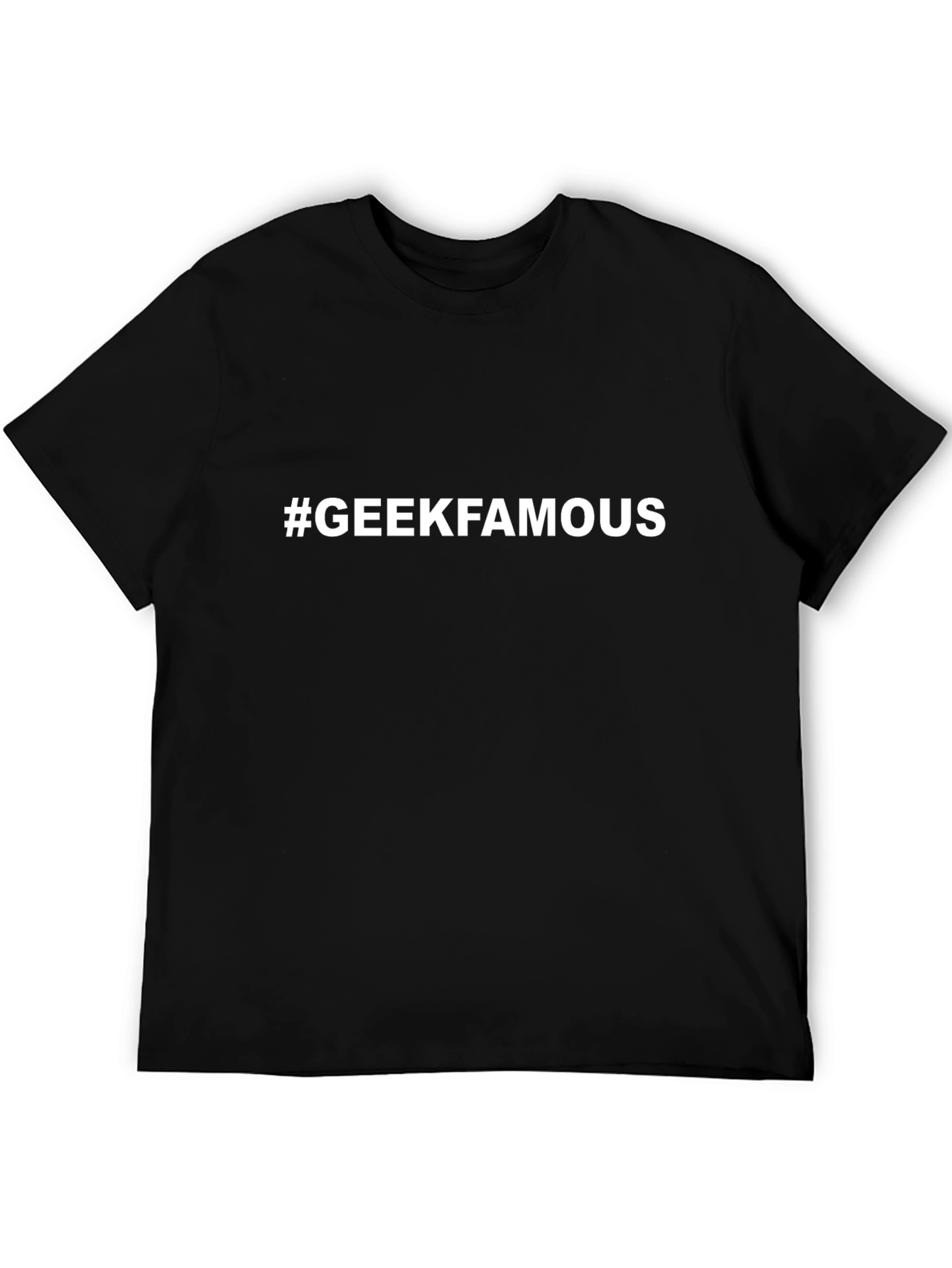 #GeekFamous Black T-Shirt - Trendy Graphic Tee