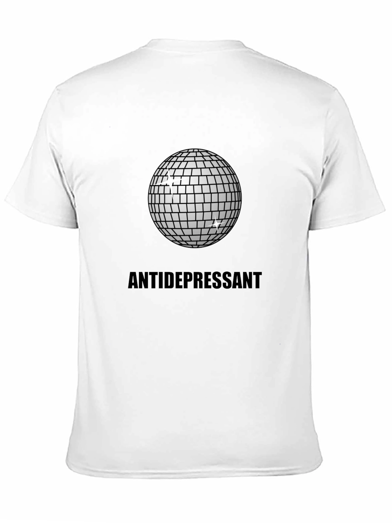 Antidepressant Disco Ball Graphic Tee
