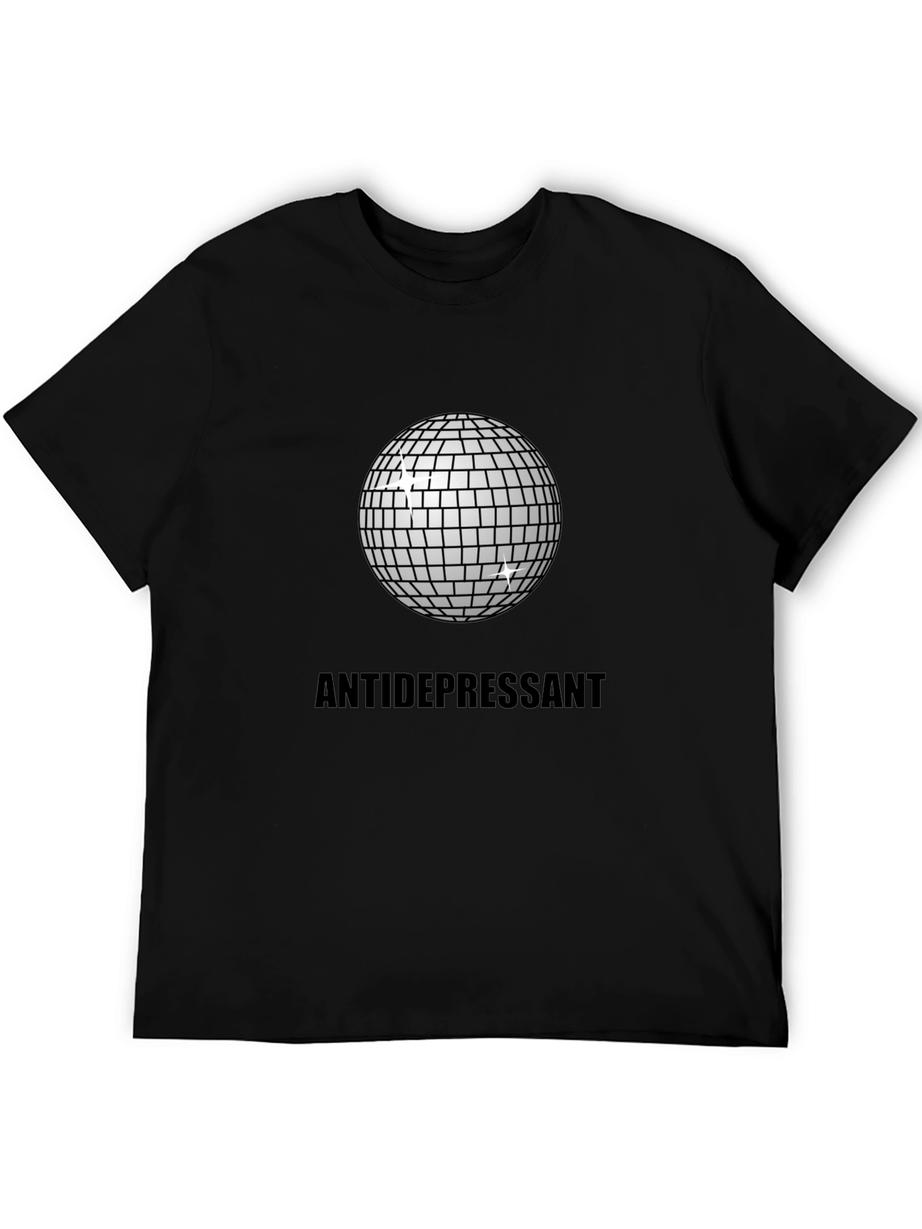 Antidepressant Disco Ball Graphic Tee