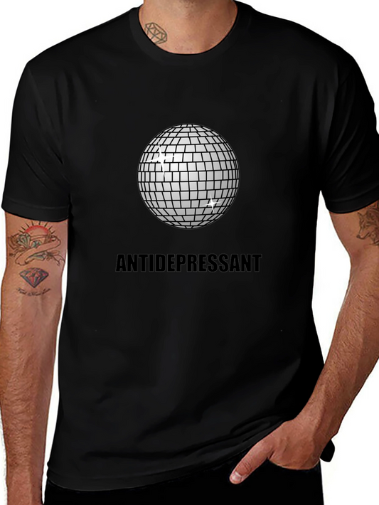 Antidepressant Disco Ball Graphic Tee
