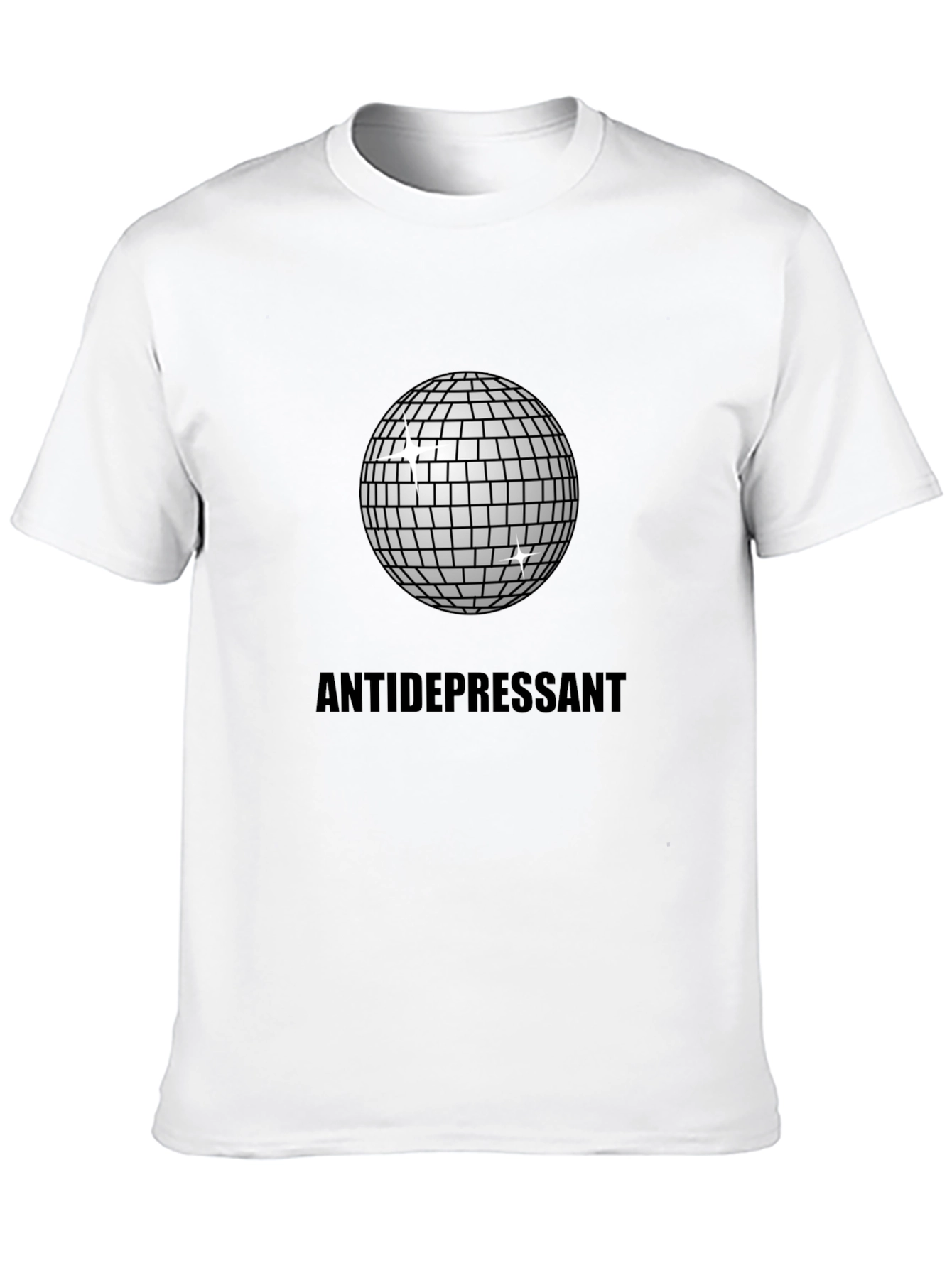 Antidepressant Disco Ball Graphic Tee