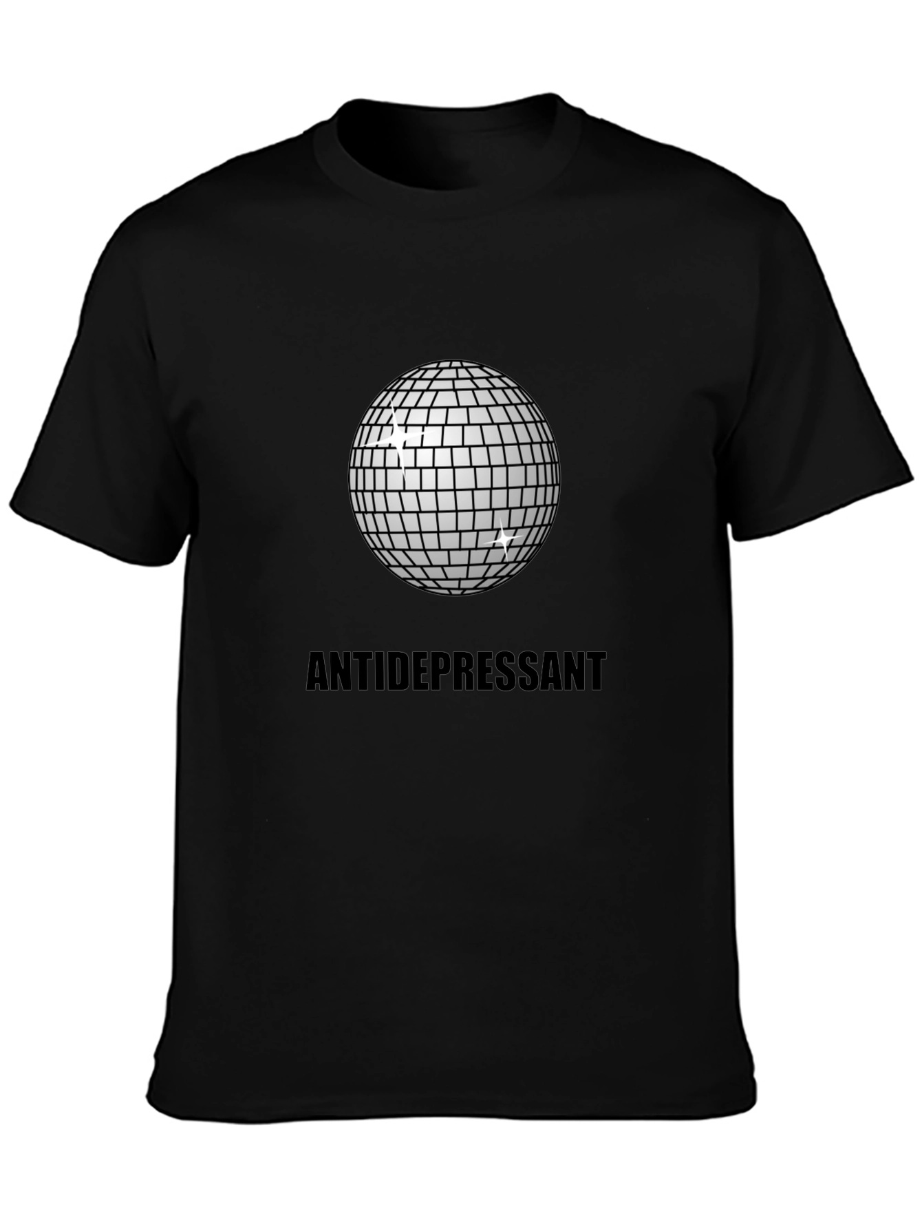 Antidepressant Disco Ball Graphic Tee