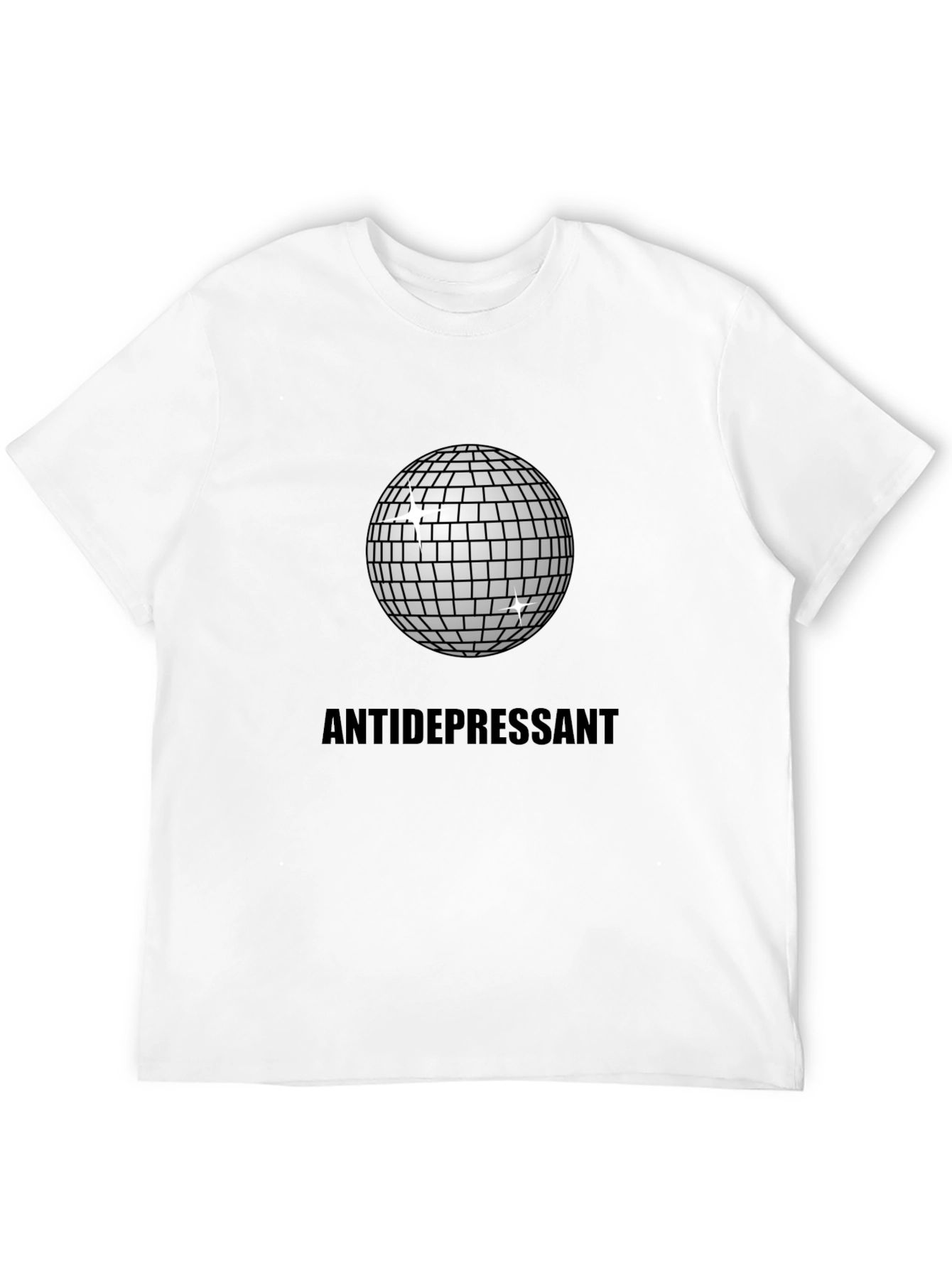 Antidepressant Disco Ball Graphic Tee
