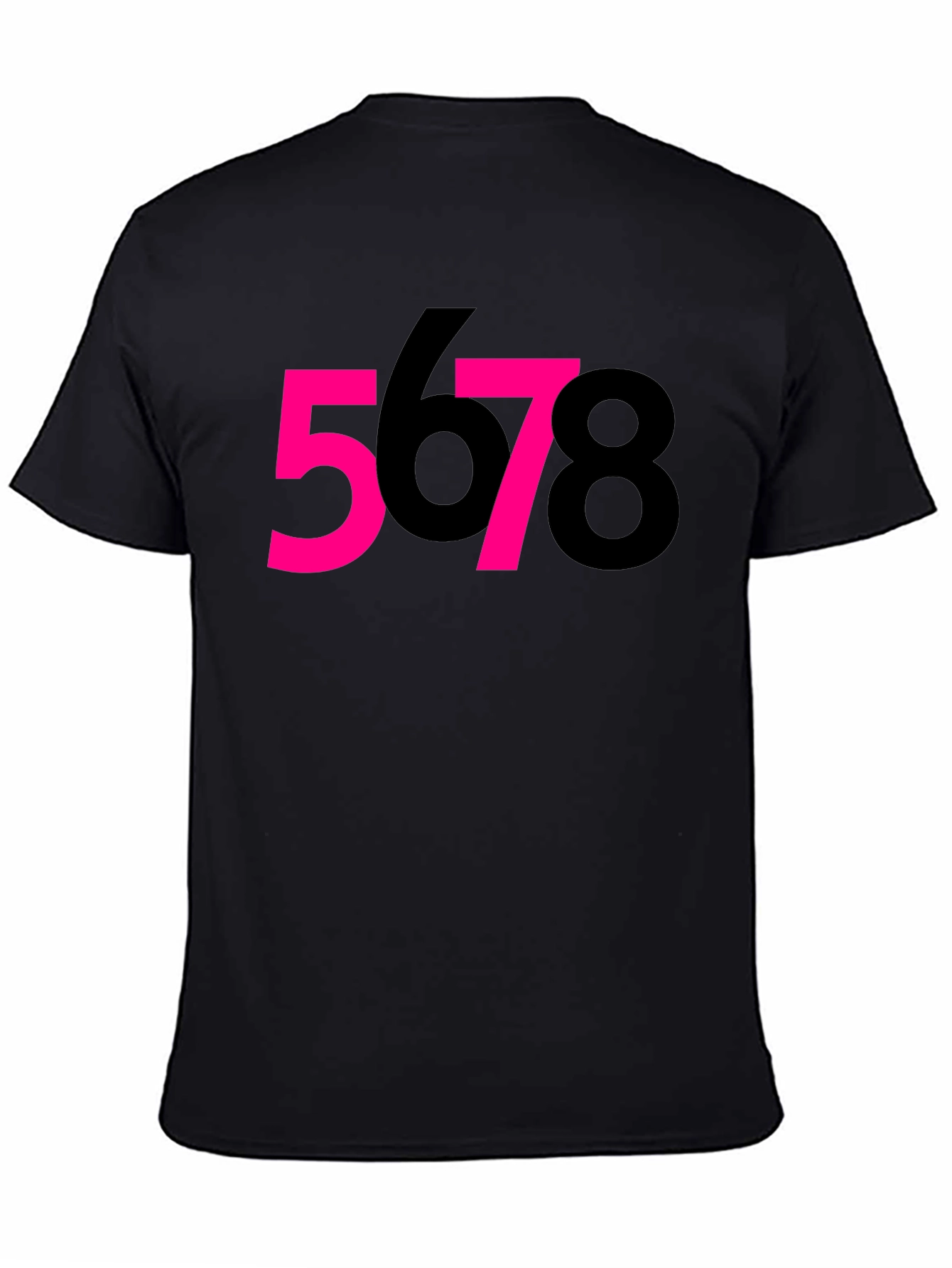 5678 Dance T-Shirt - Black Cotton Tee