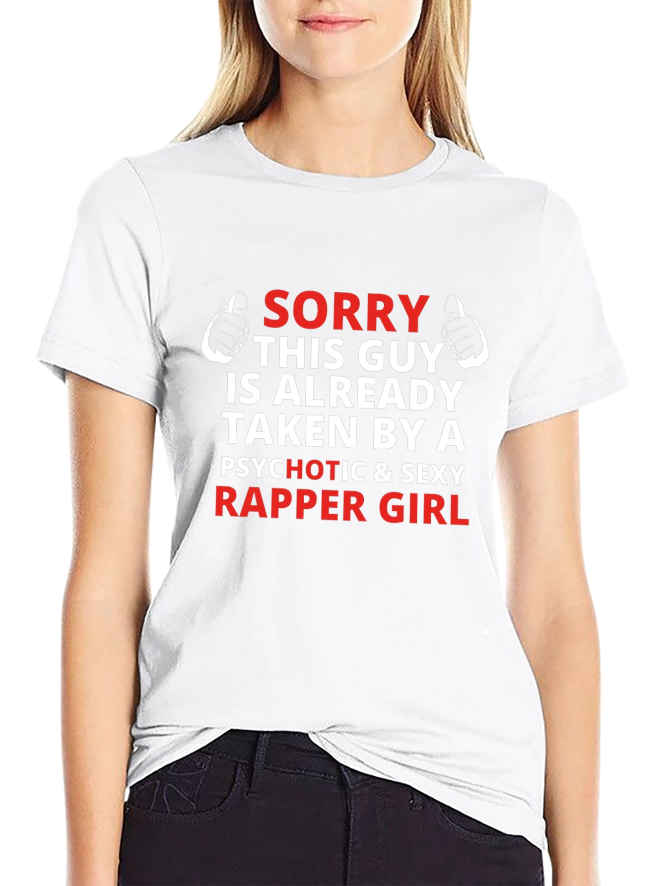 Taken By A Rapper Girl Novelty T-Shirt