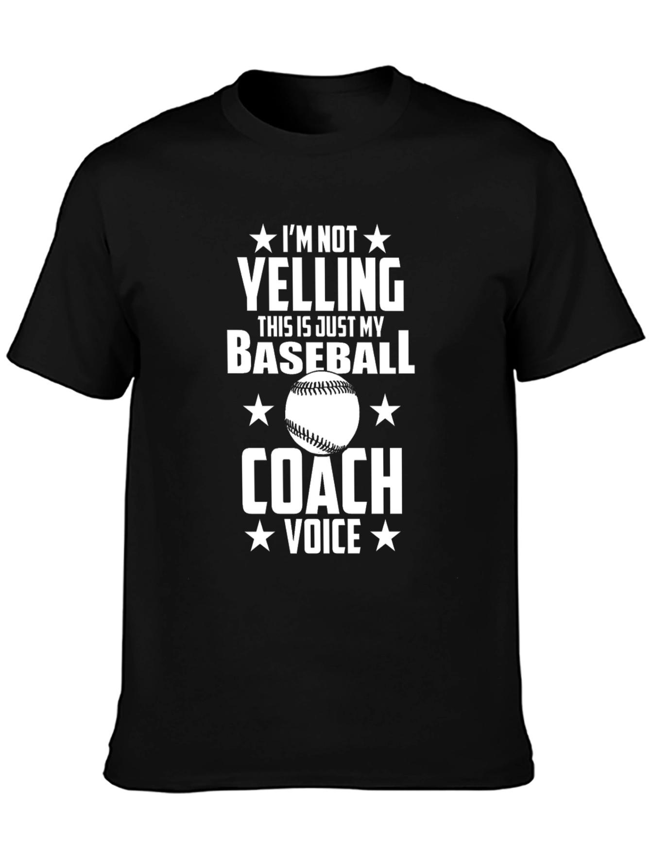 Baseball Coach Voice Graphic Tee