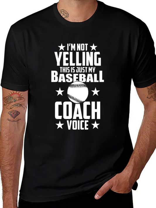 Baseball Coach Voice Graphic Tee