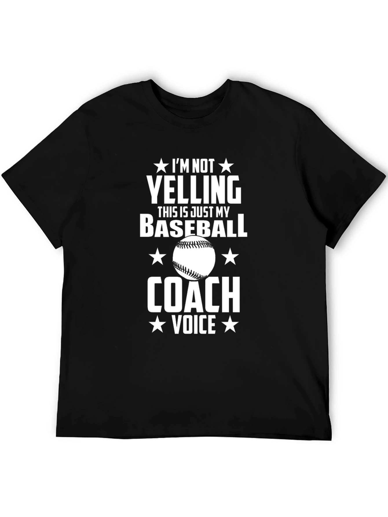 Baseball Coach Voice Graphic Tee