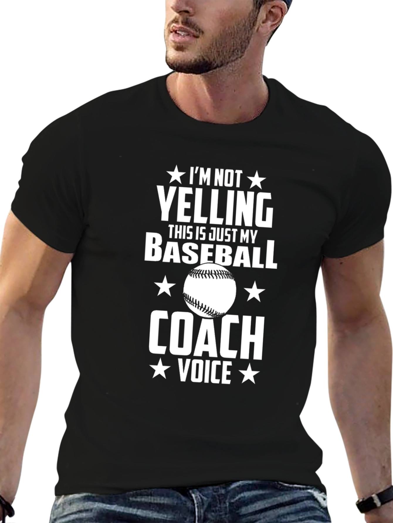 Baseball Coach Voice Graphic Tee