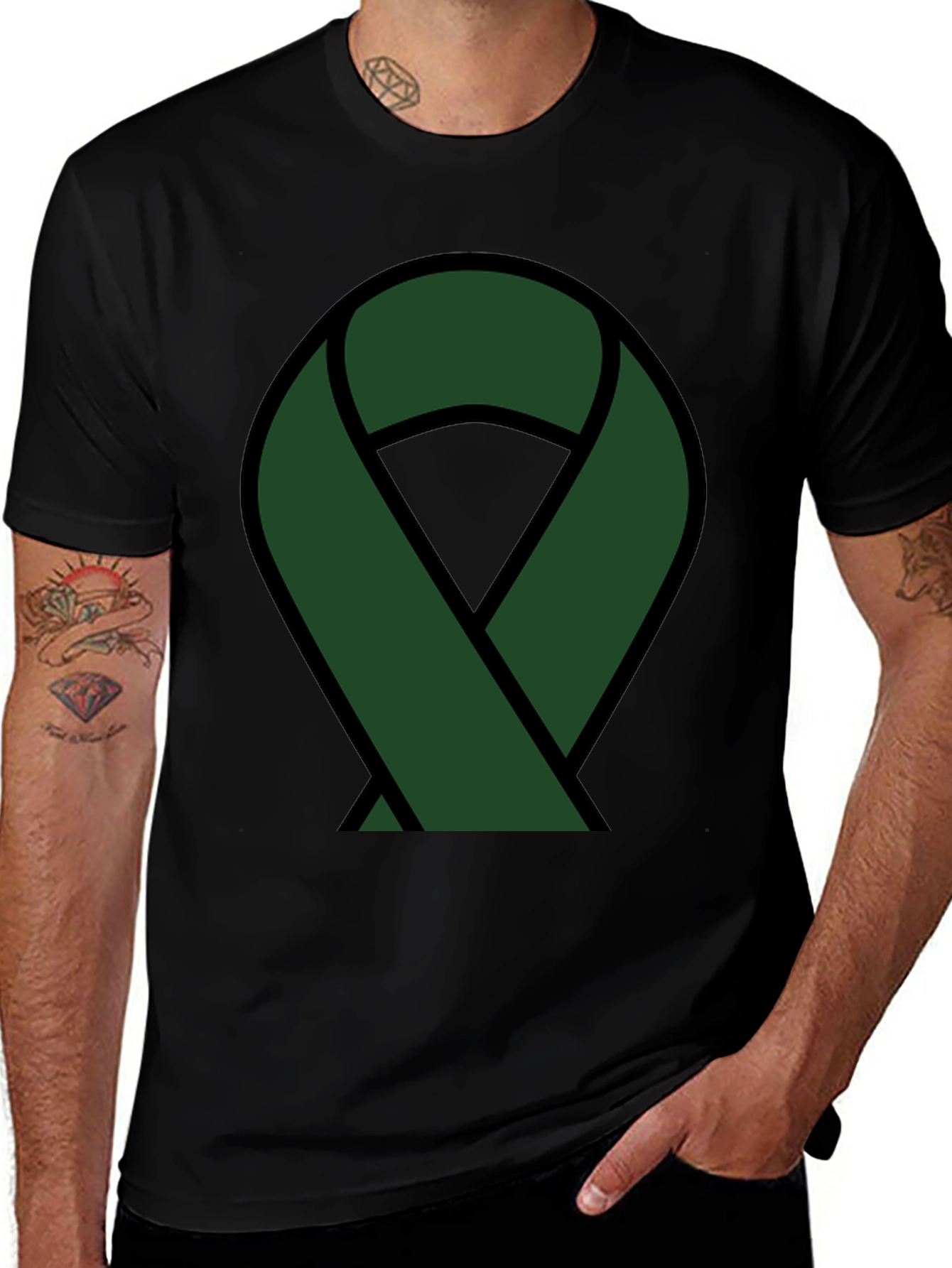 Green Ribbon Awareness T-Shirt