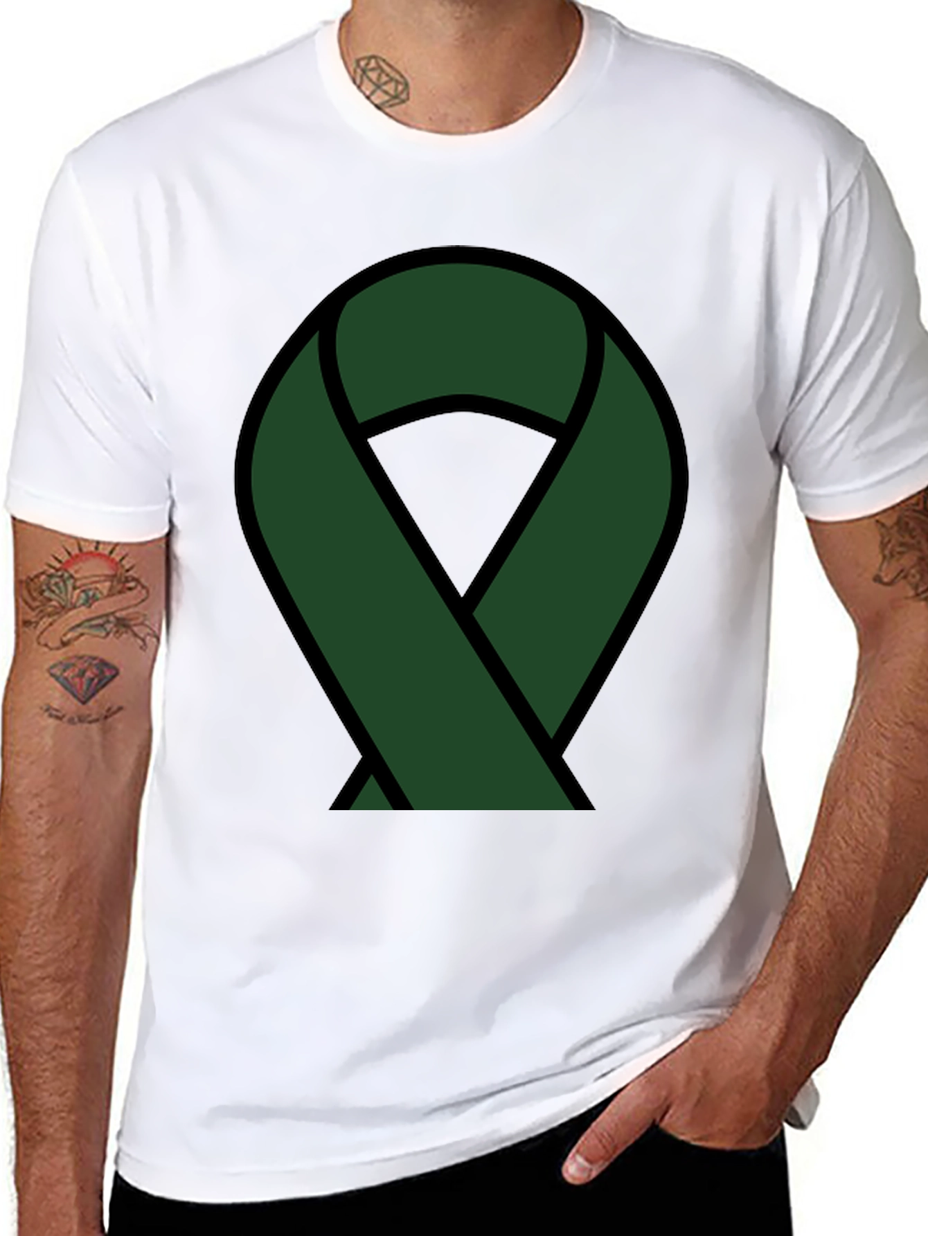 Green Ribbon Awareness T-Shirt