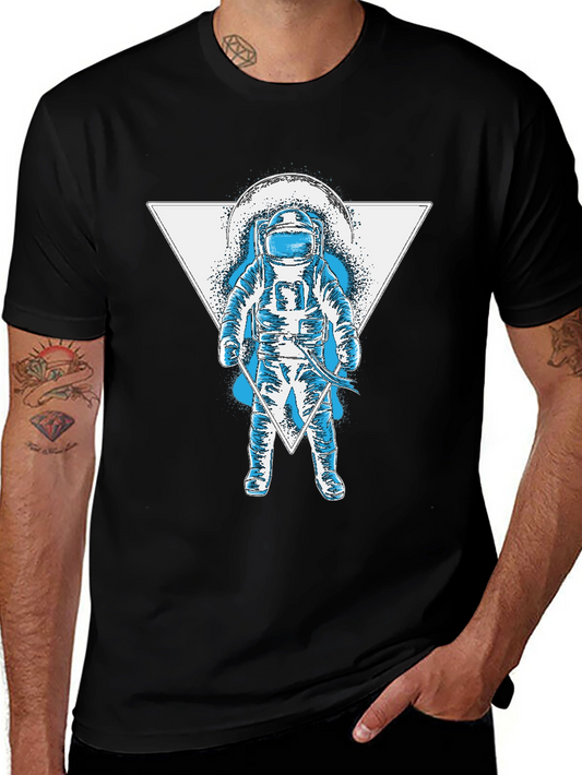 Astronaut Triangle Graphic T-Shirt